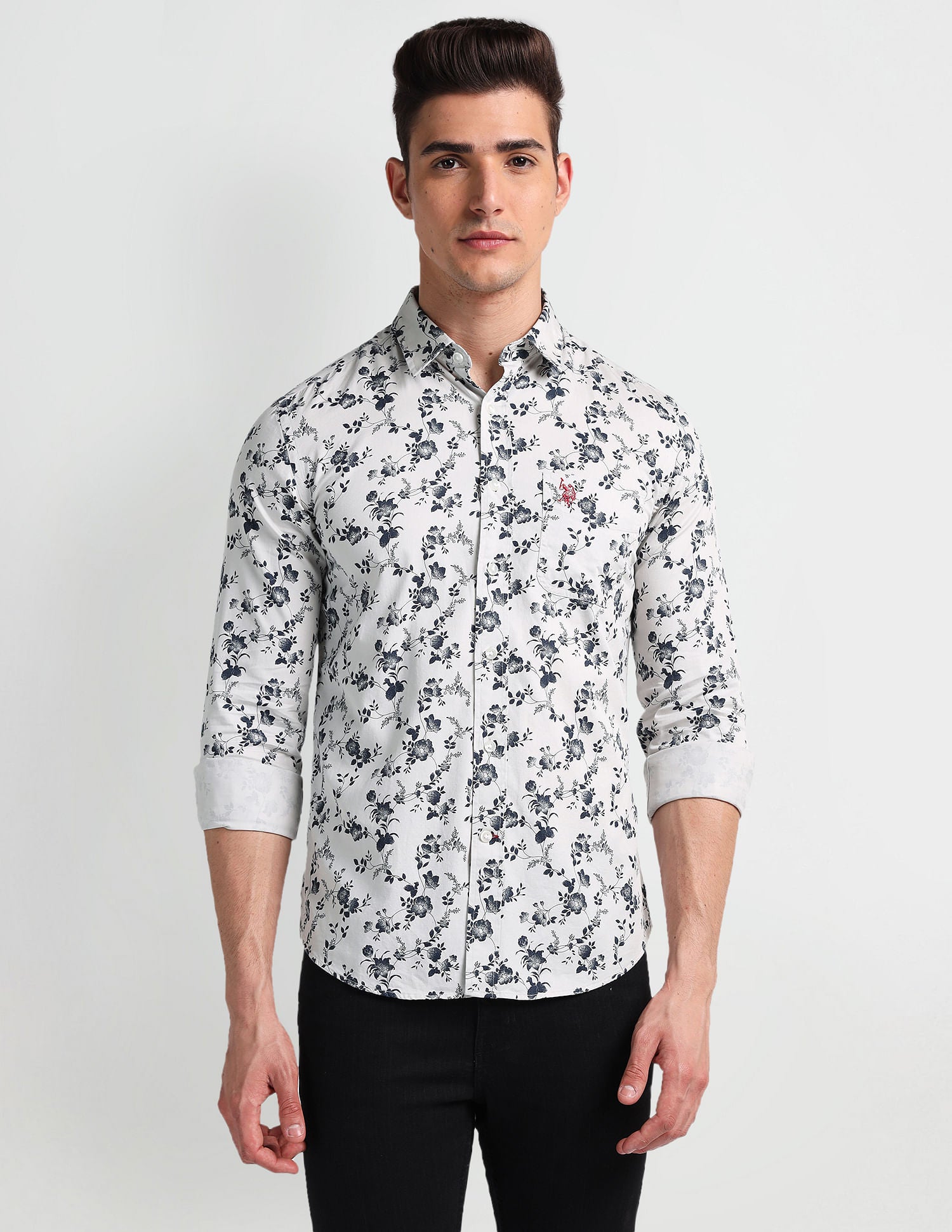 Floral Print Twill Shirt – U.S. Polo Assn. India