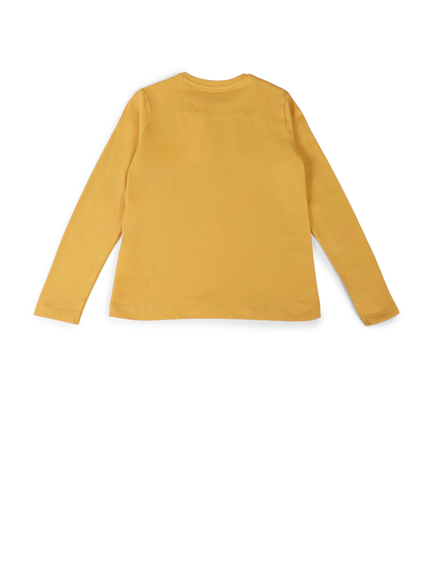 Boys Crew Neck T-Shirt Mustard - U.S. POLO ASSN. | Large