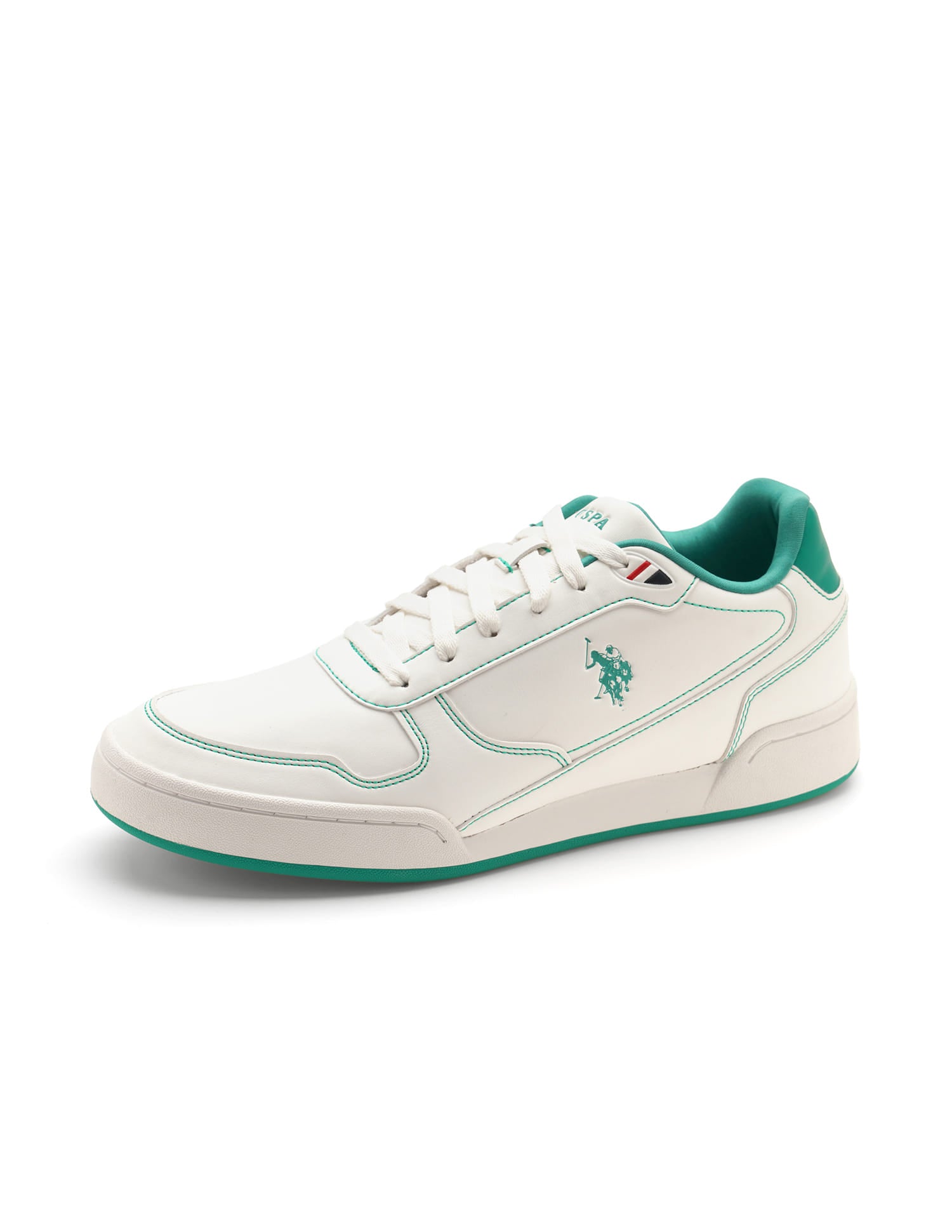 Men Valentin Solid Sneaker Off White - U.S. Polo Assn. India | Large