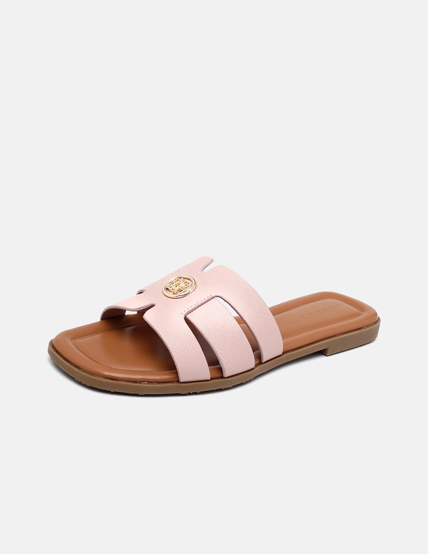 Textured Lucien Sandals Pink - U.S. Polo Assn. India | Large