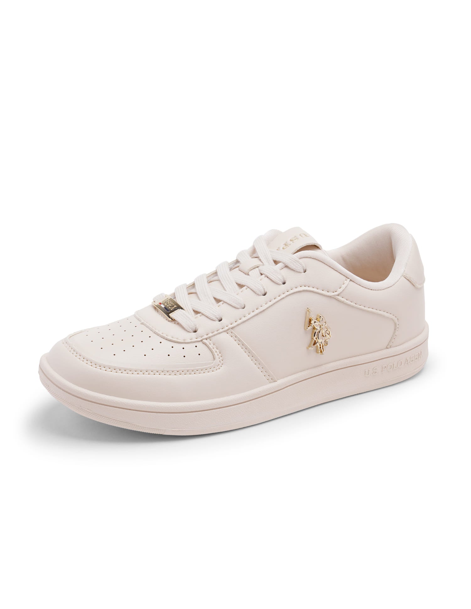 Women Solid Nyra Sneakers Nude - U.S. Polo Assn. India | Large
