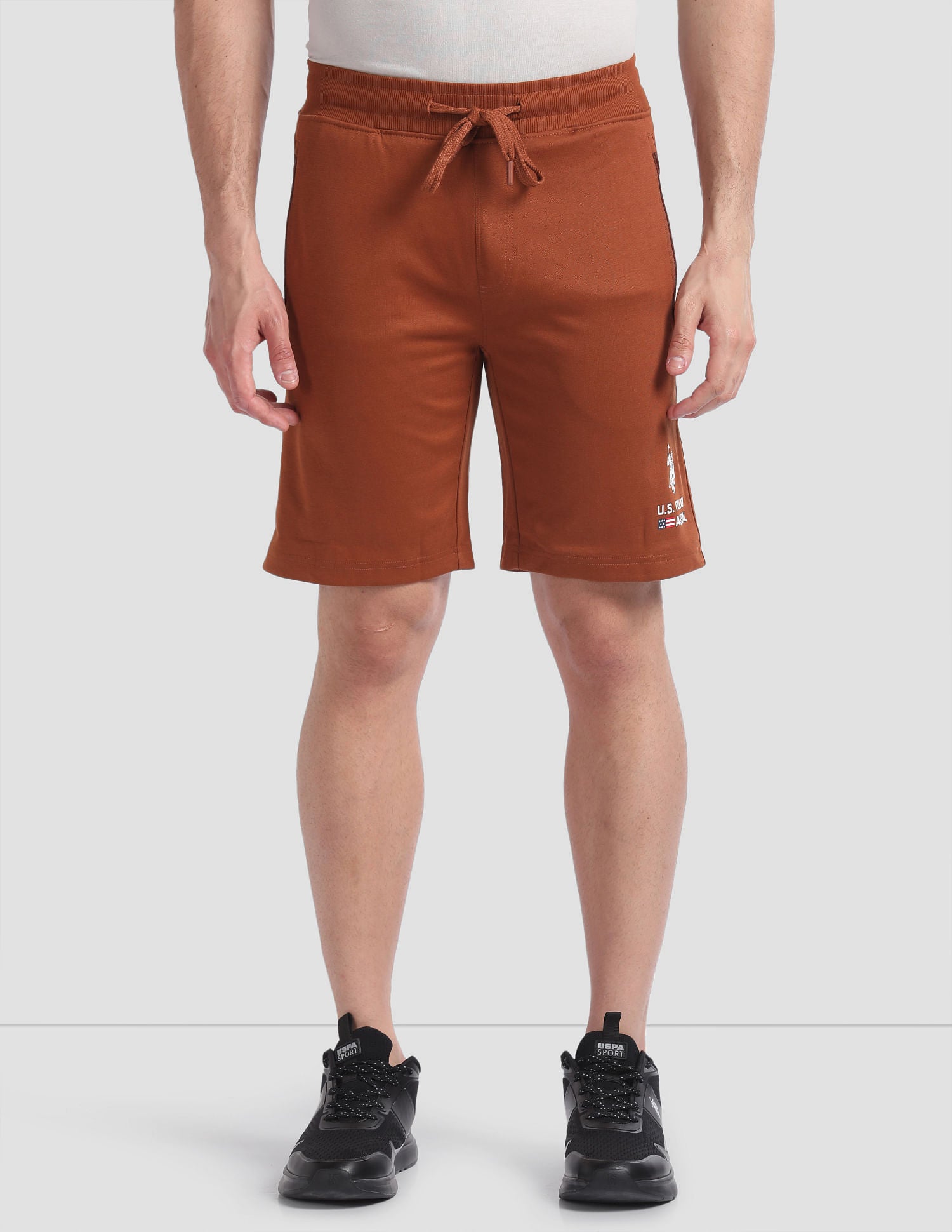 High Strength LS004 Lounge Shorts - Pack Of 1 Caramel - U.S. POLO ASSN. | Large