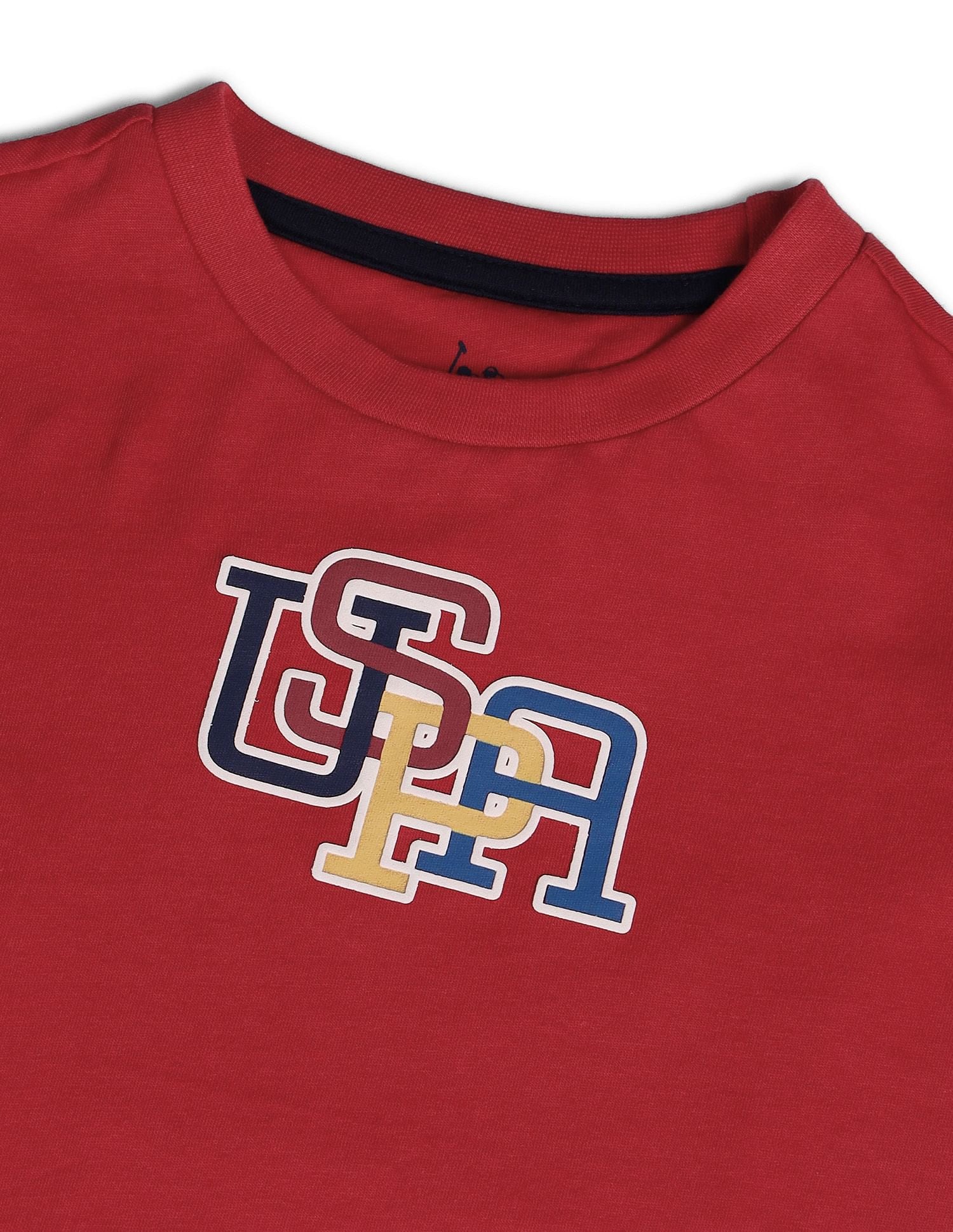 Boys Brand Printed T-Shirt Maroon - U.S. POLO ASSN. | Large