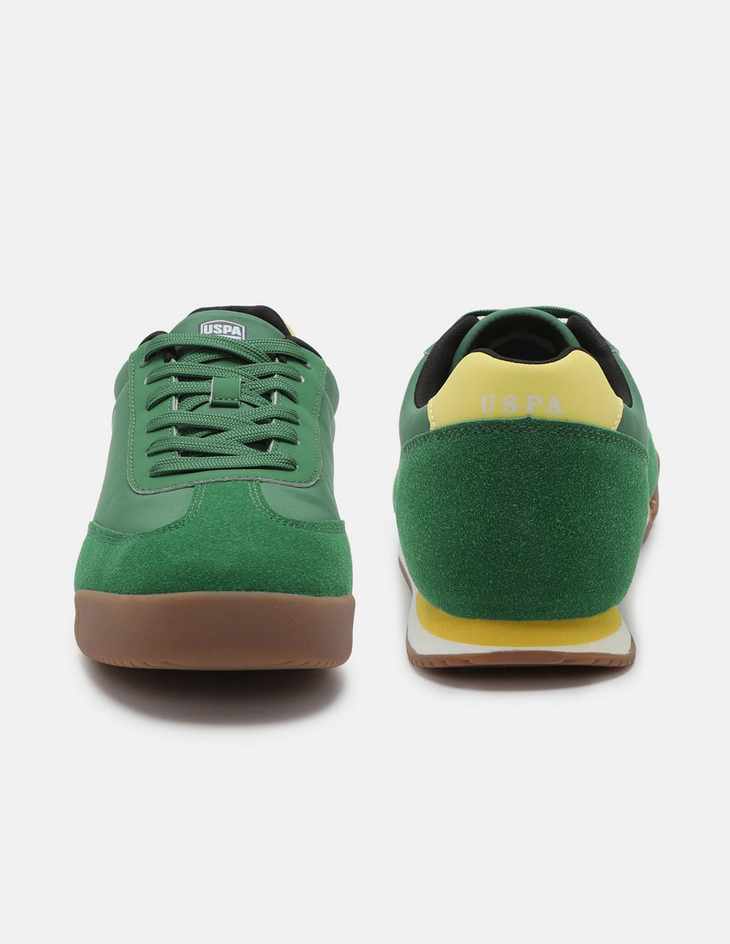 Men Round Toe Treviri Sneakers Green - U.S. POLO ASSN. | Large