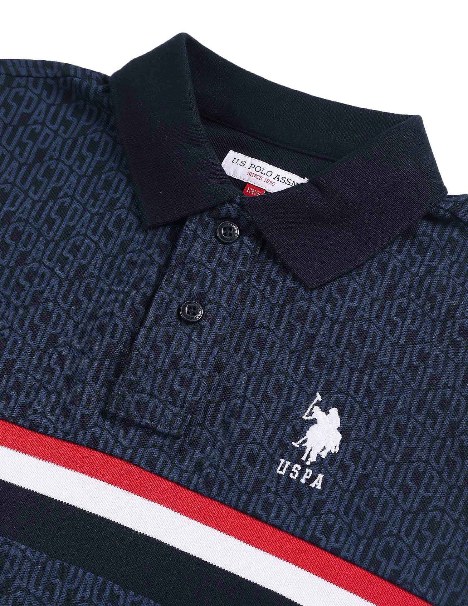 Regular fit Striped Polo Shirt Navy - U.S. POLO ASSN. | Large