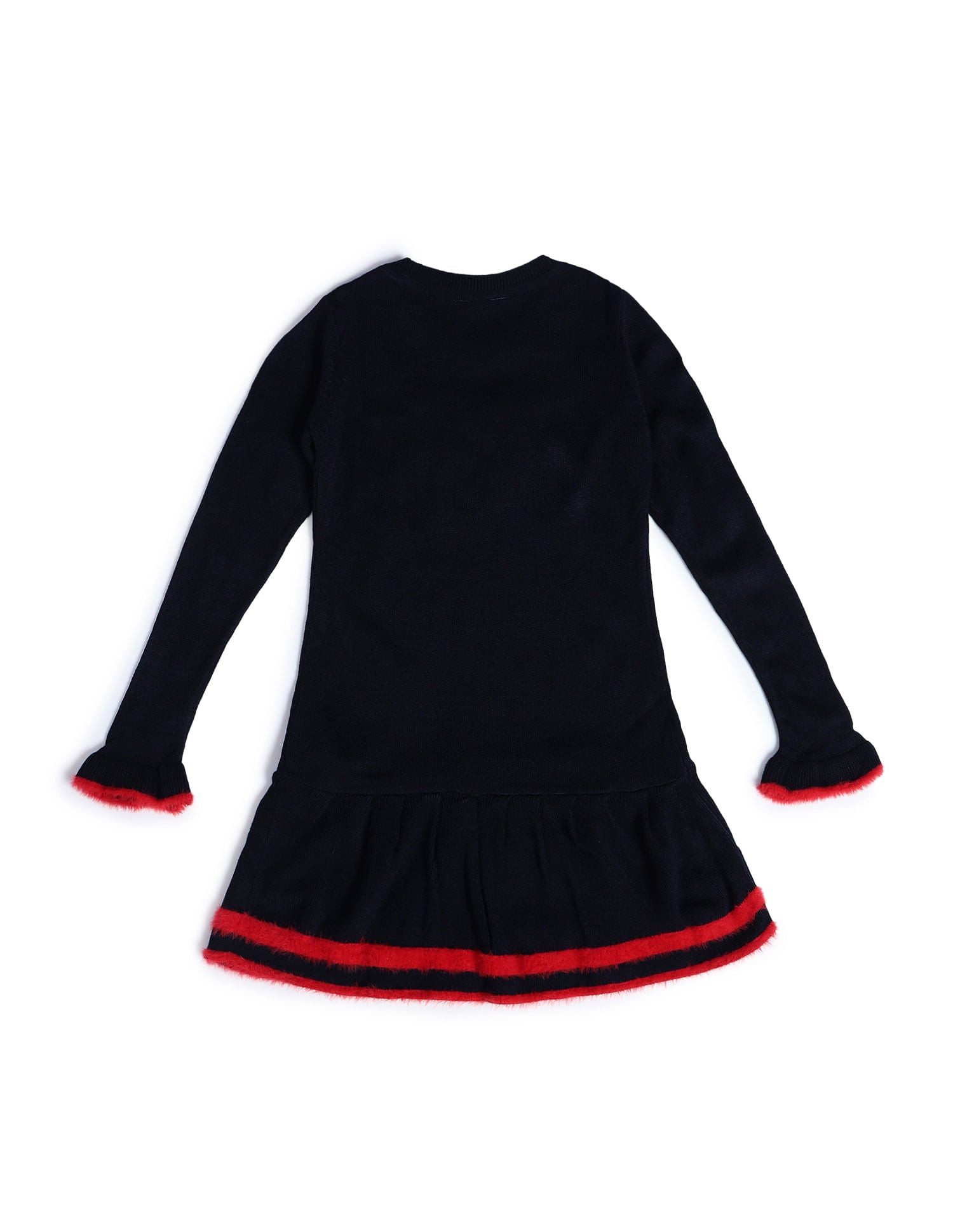 Girls Applique Fit & Flare Dress Navy - U.S. POLO ASSN. | Large