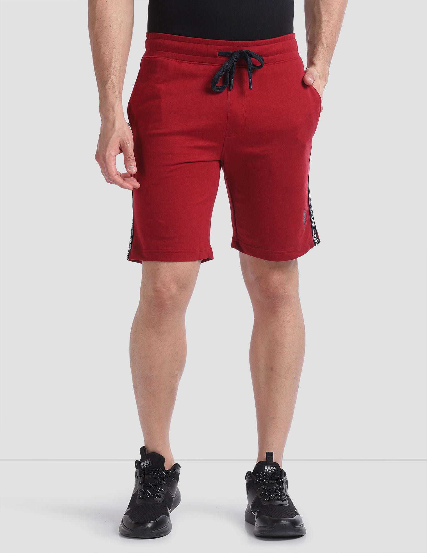 Statement LS003 Lounge Shorts - Pack Of 1 Red - U.S. POLO ASSN. | Large