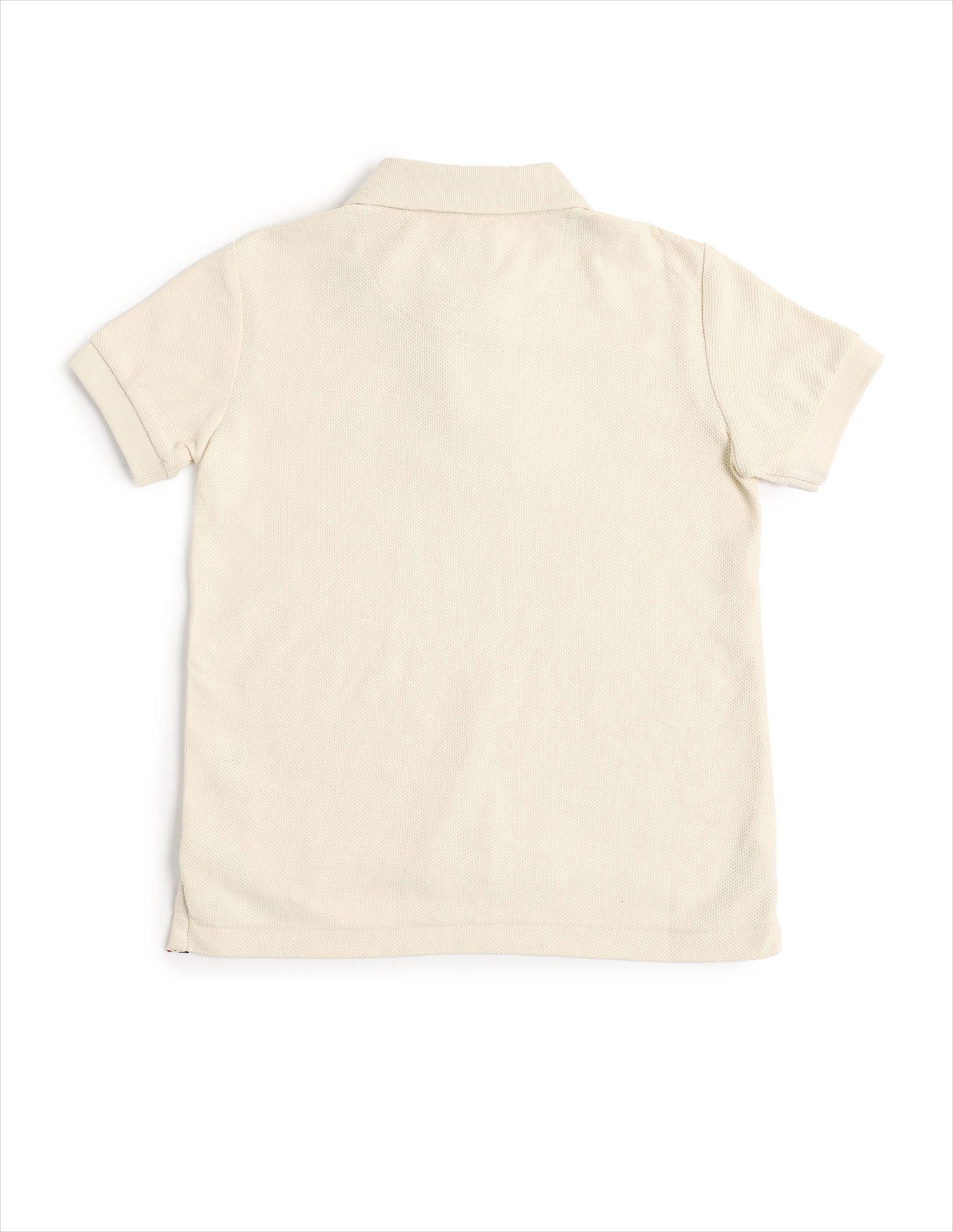 Boys Solid Regular Fit Polo Shirt Beige - U.S. POLO ASSN. | Large