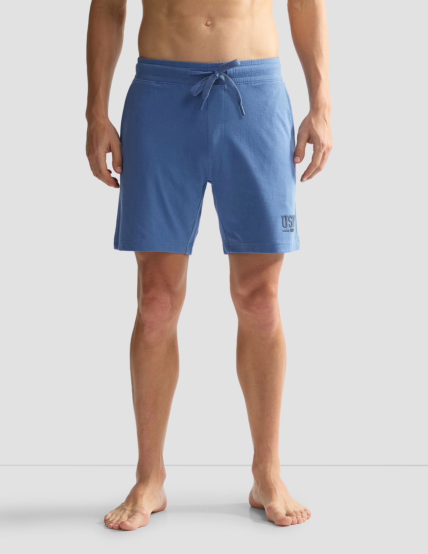 Solid Logo IYBF Knit Shorts - Pack Of 1 High Tide - U.S. POLO ASSN. | Large