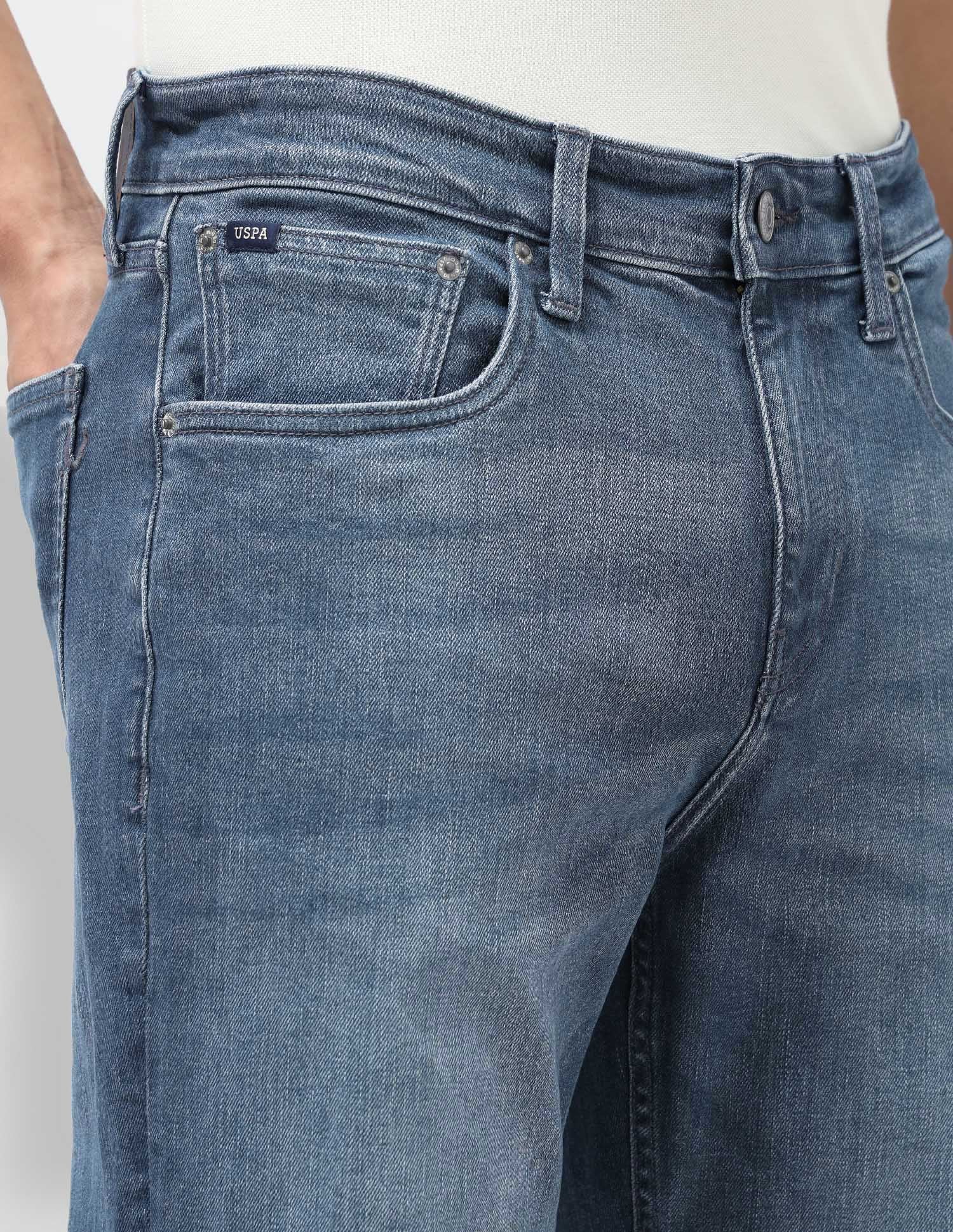 Shawn Relaxed Fit Blue Jeans Ms Wash - U.S. POLO ASSN. | Large