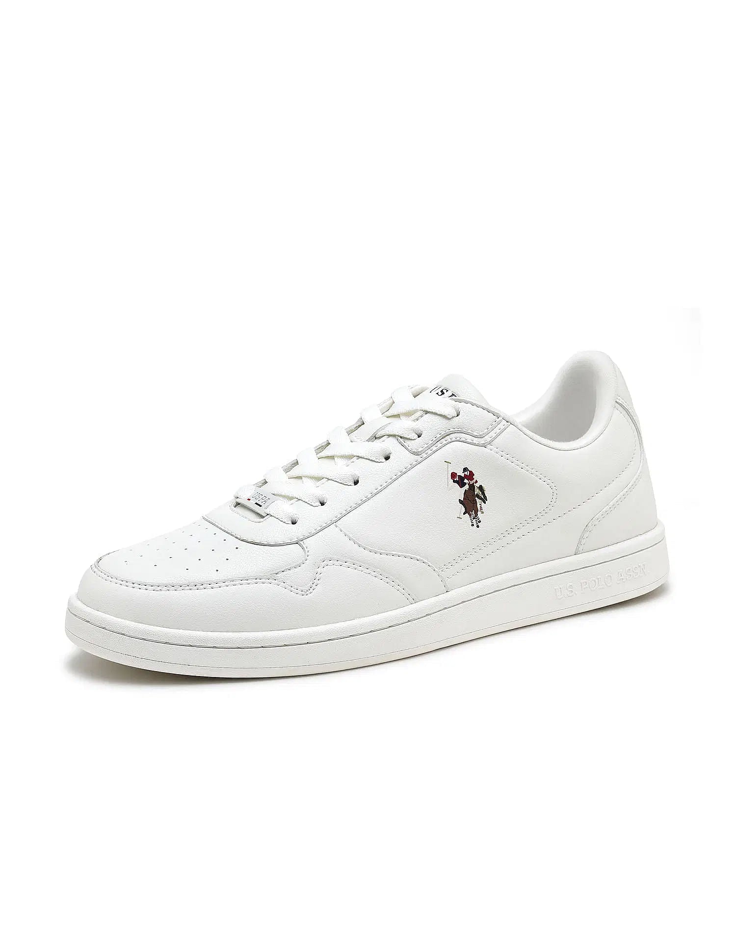 Men Haiman 2.0 Solid Sneakers White - U.S. POLO ASSN. | Large