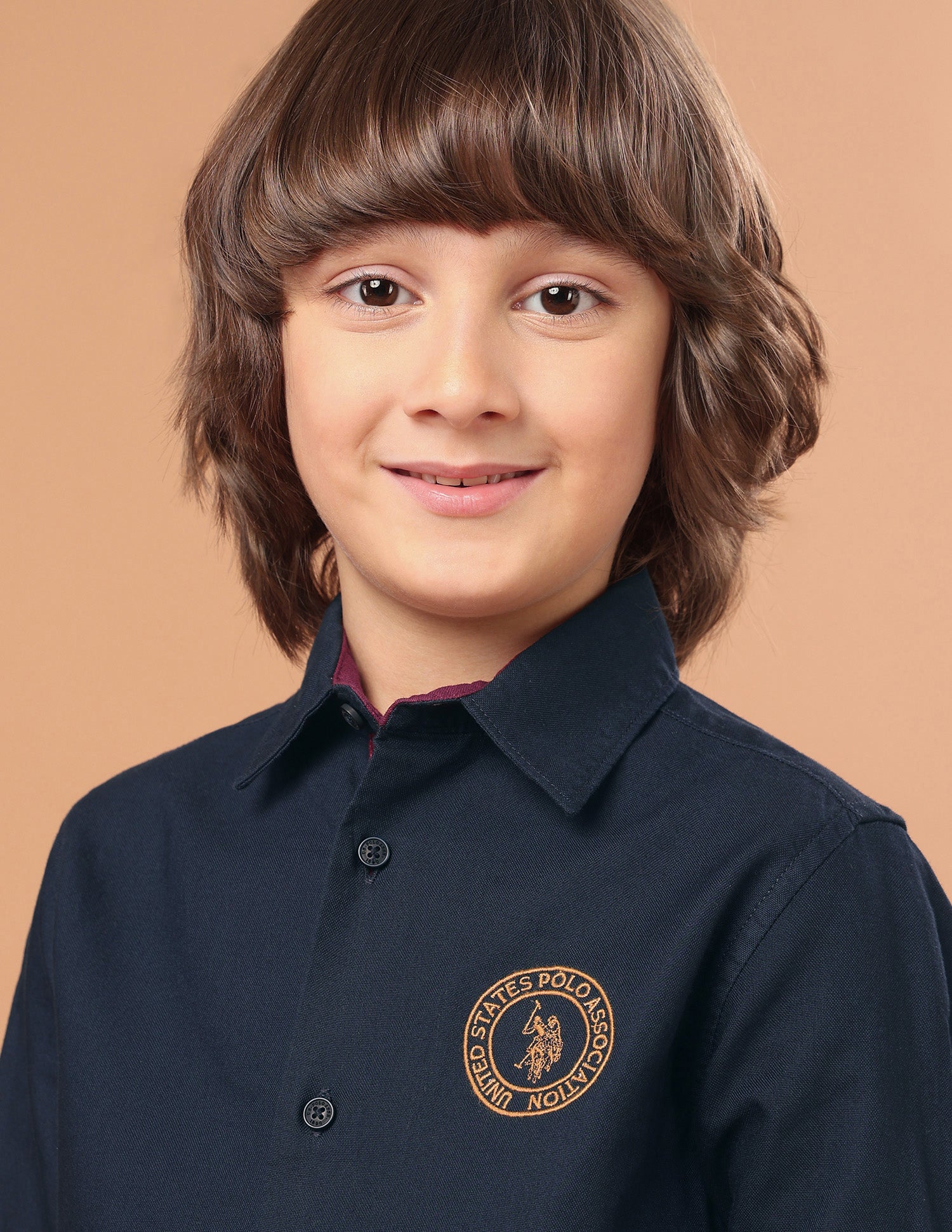 Solid Twill Shirt Navy - U.S. Polo Assn. India | Large