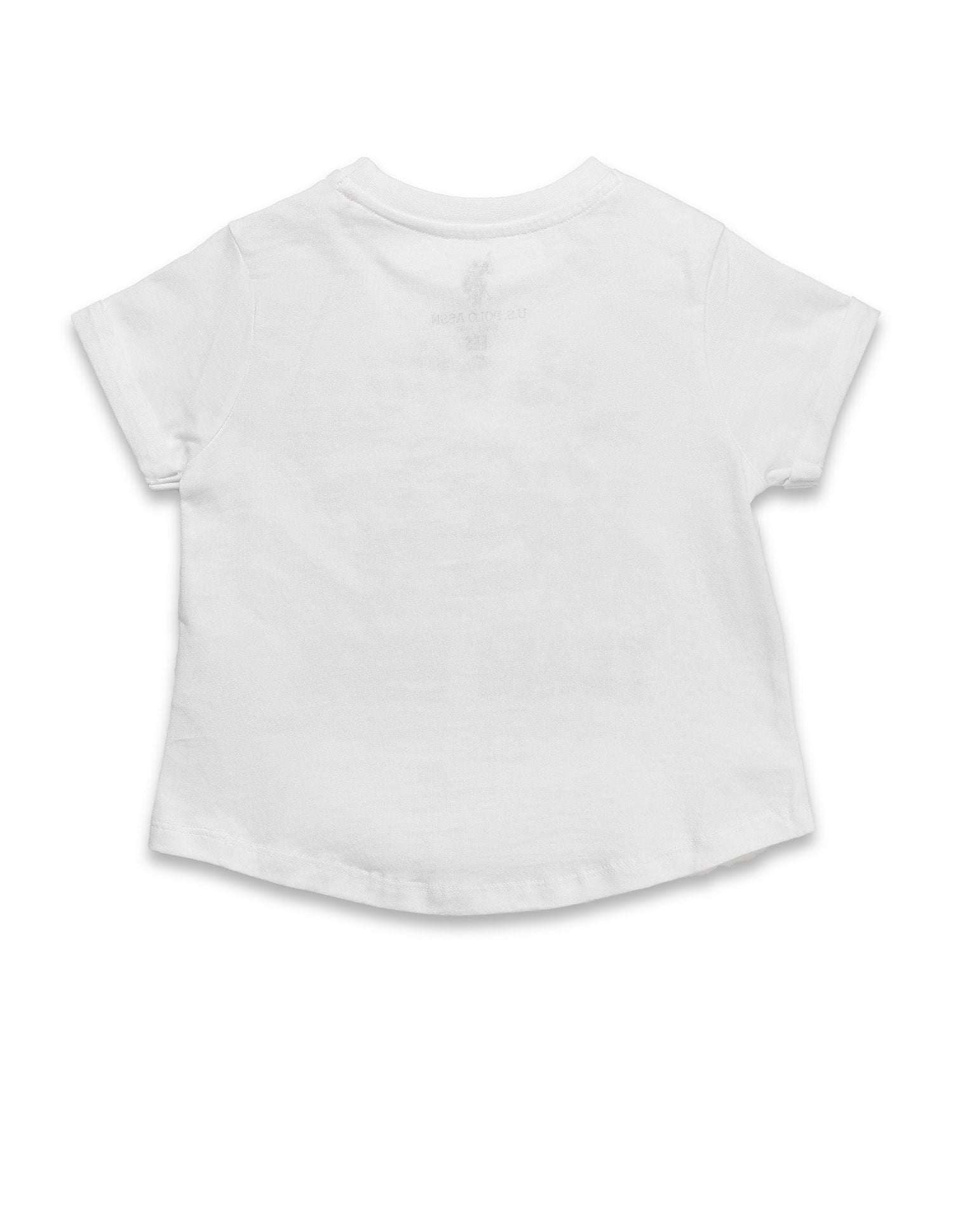 Girl Squad Pure Cotton T-Shirt White - U.S. POLO ASSN. | Large