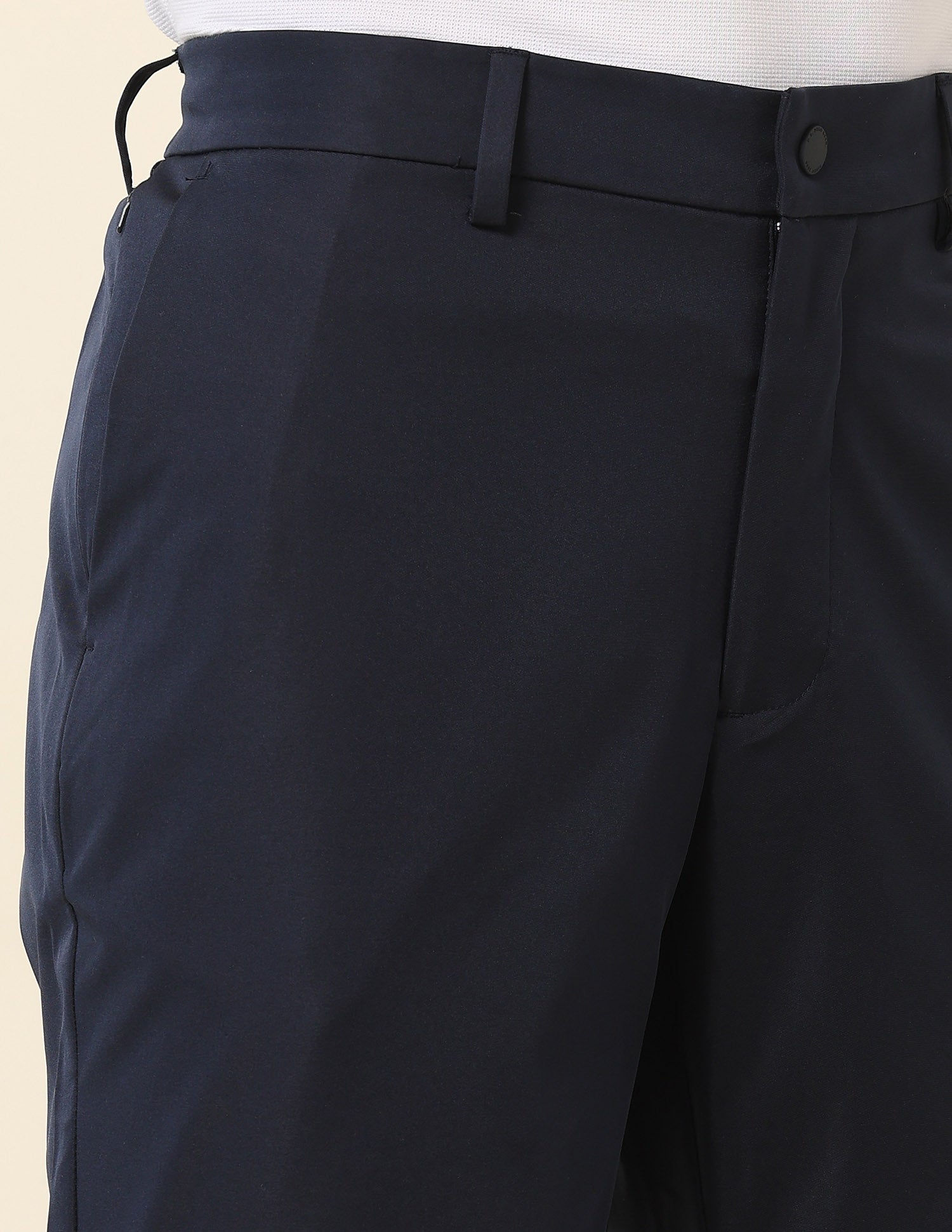 Riley Straight Fit Twill Trousers Navy - U.S. Polo Assn. India | Large