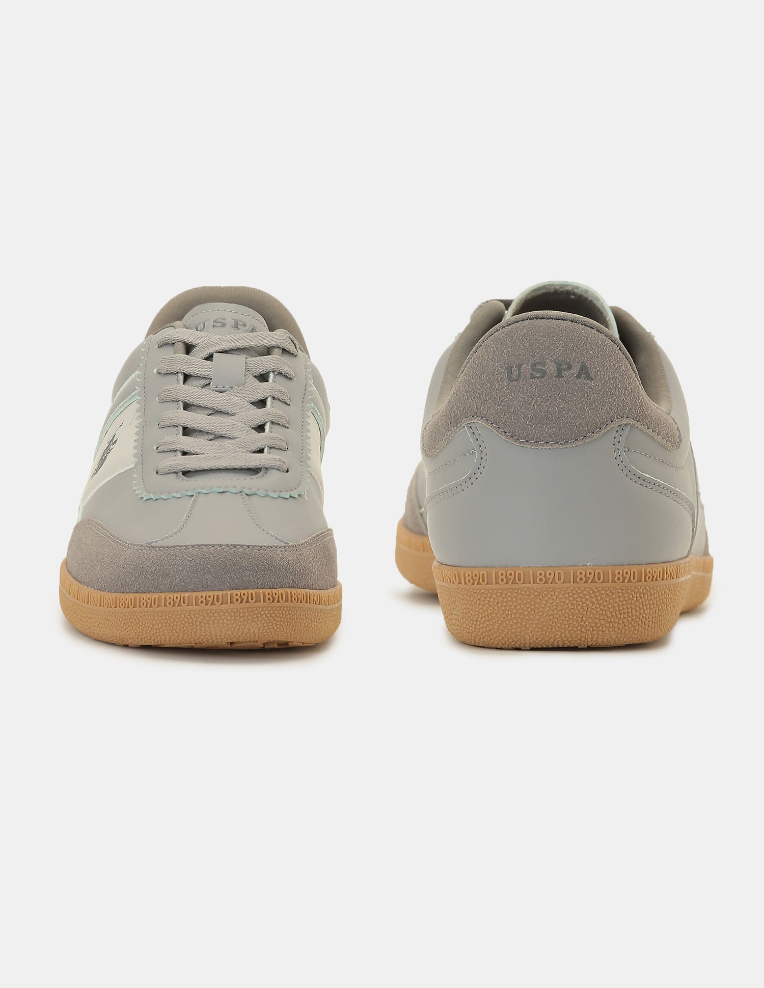 Men Gaffer Colourblocked Sneakers Grey - U.S. POLO ASSN. | Large