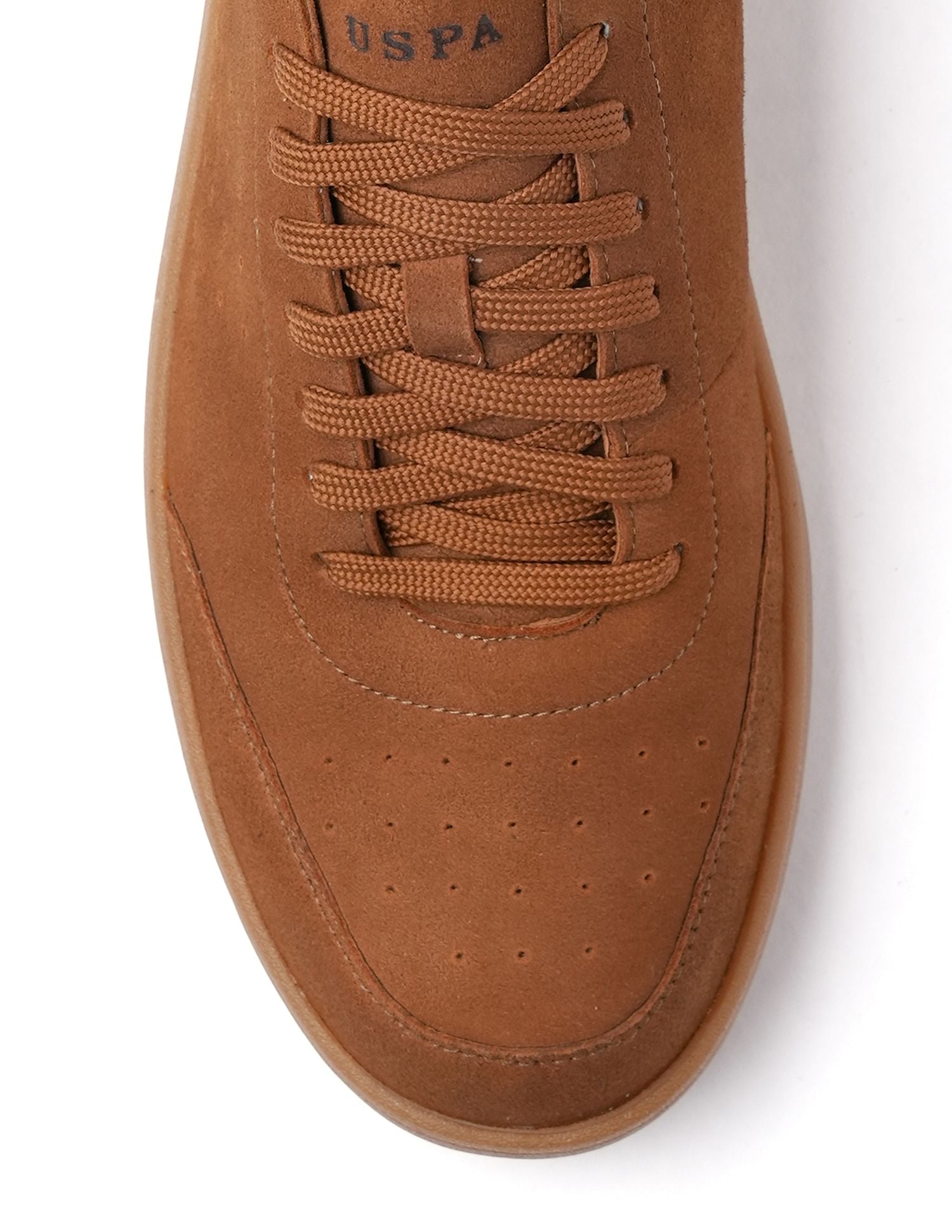 Mens Caldera Leather Sneakers Tan - U.S. POLO ASSN. | Large