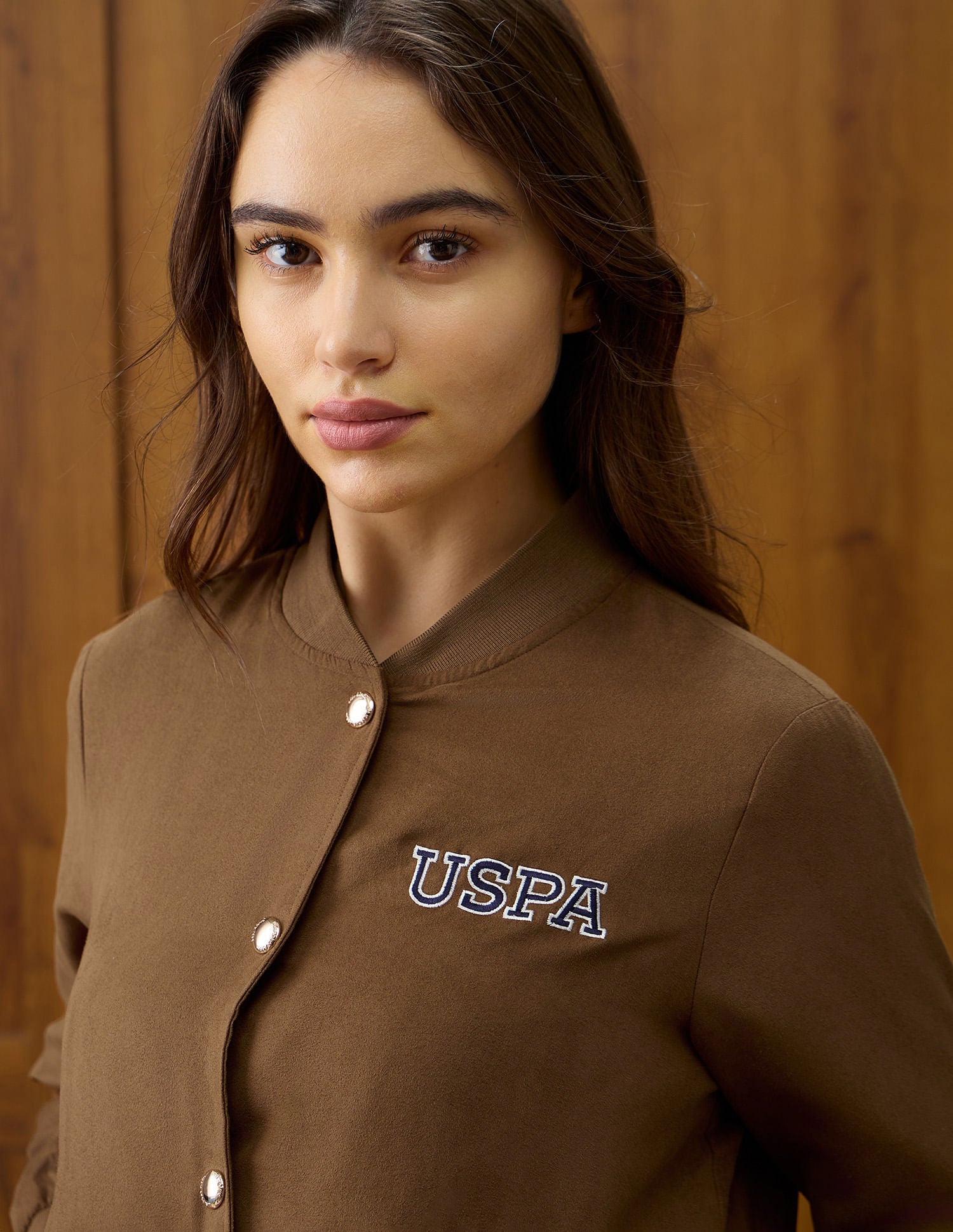 Solid Regular Fit Jacket Bronze - U.S. POLO ASSN. | Large