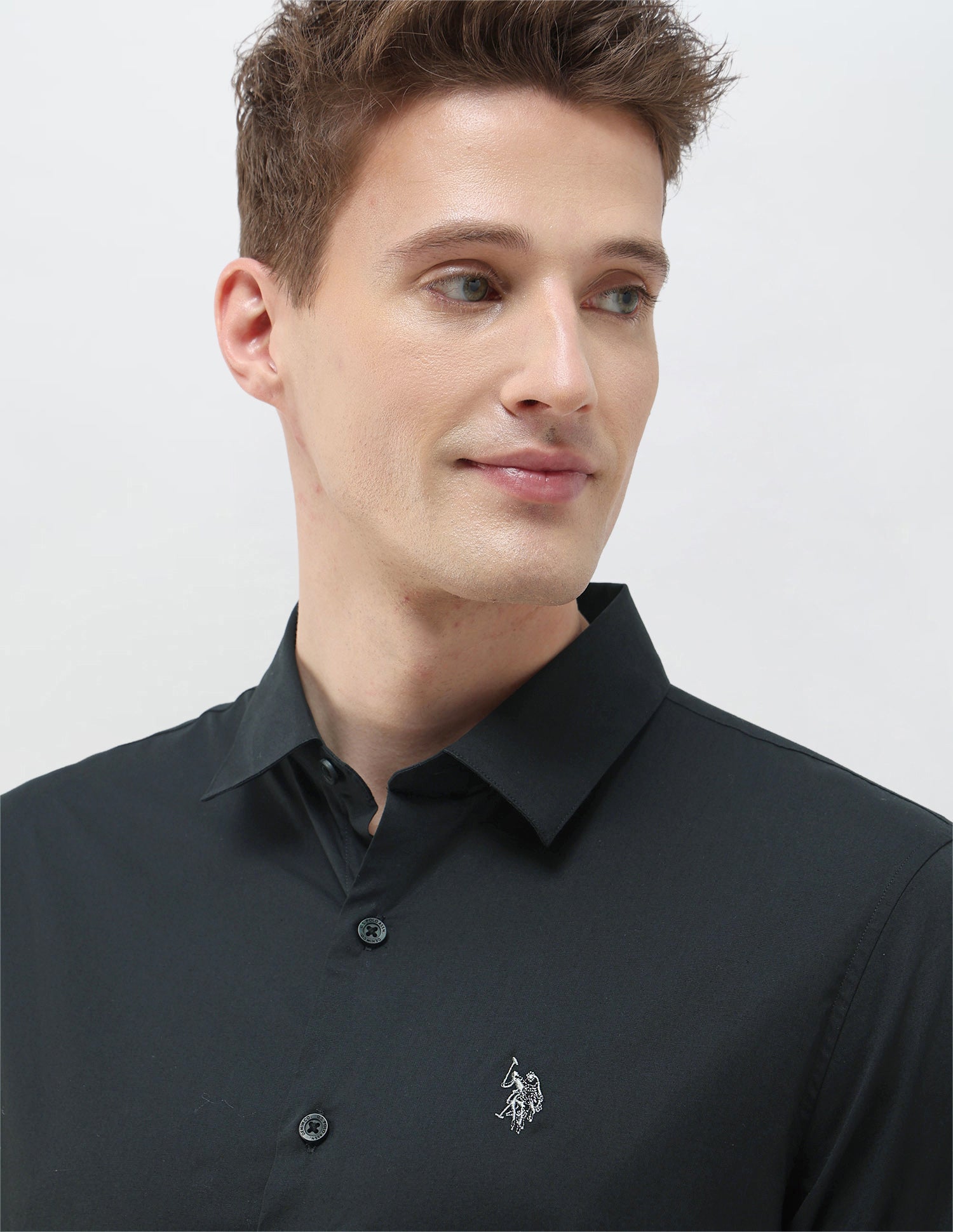 Black & Gold Regular Fit Shirt Black - U.S. Polo Assn. India | Large