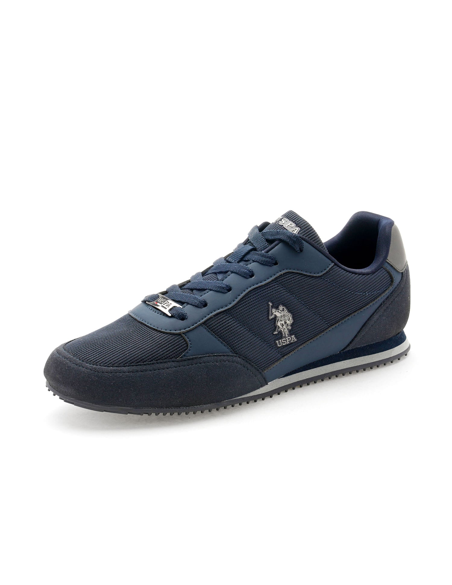 Men Eliza 2.0 Navy Work Casuals Lace Up Shoes Navy - U.S. Polo Assn. India | Large