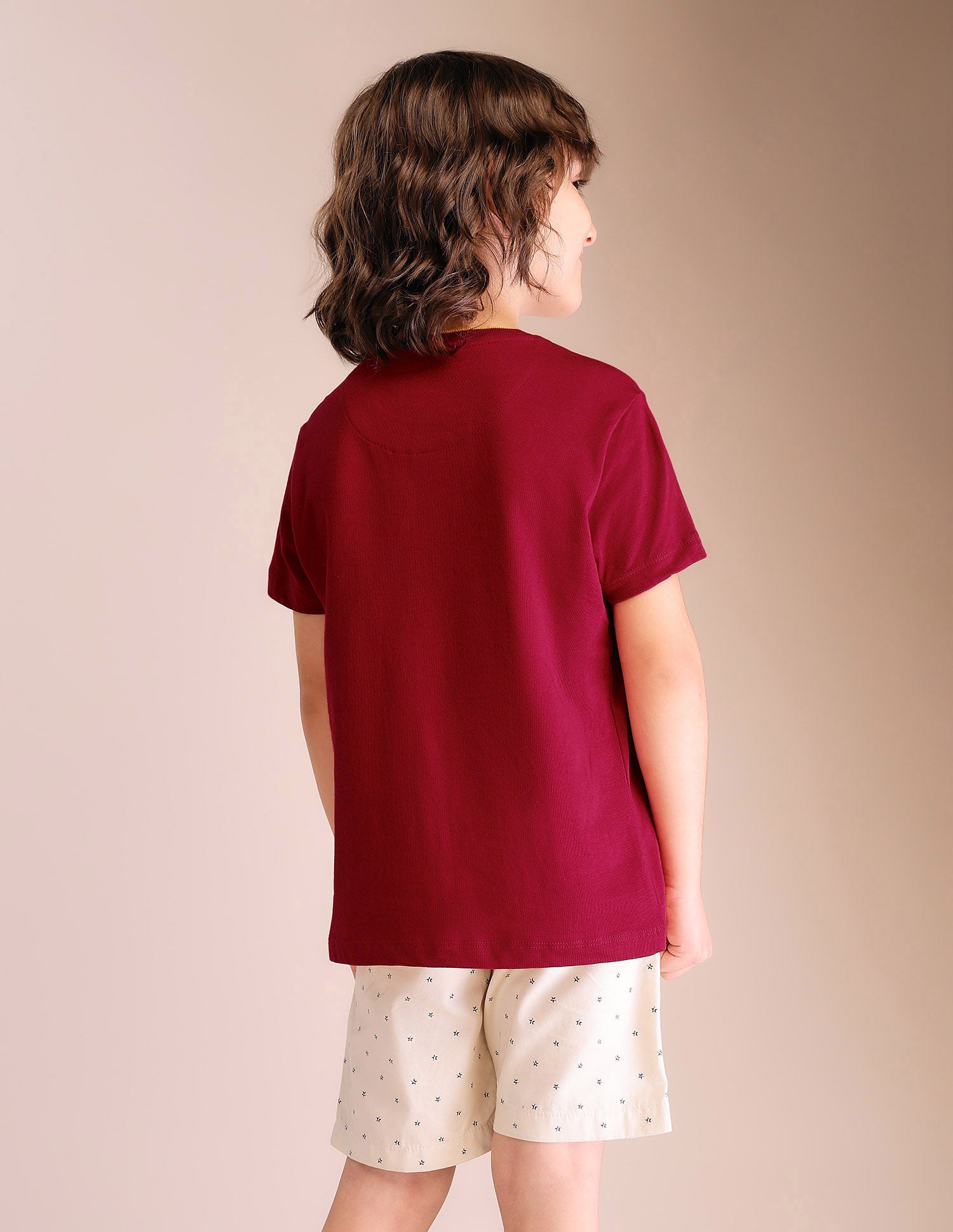 Boys Solid Regular Fit T-Shirt - Pack Of 2 Red and Blue - U.S. POLO ASSN. | Large