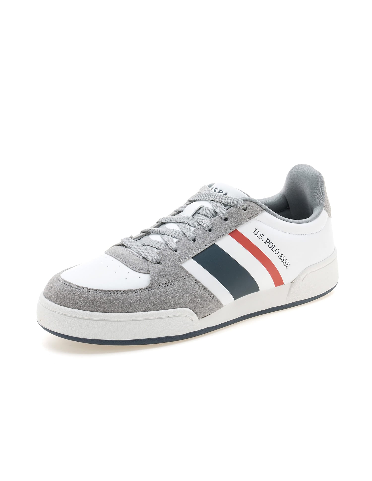 Men Roger Colourblocked Sneakers White - U.S. Polo Assn. India | Large
