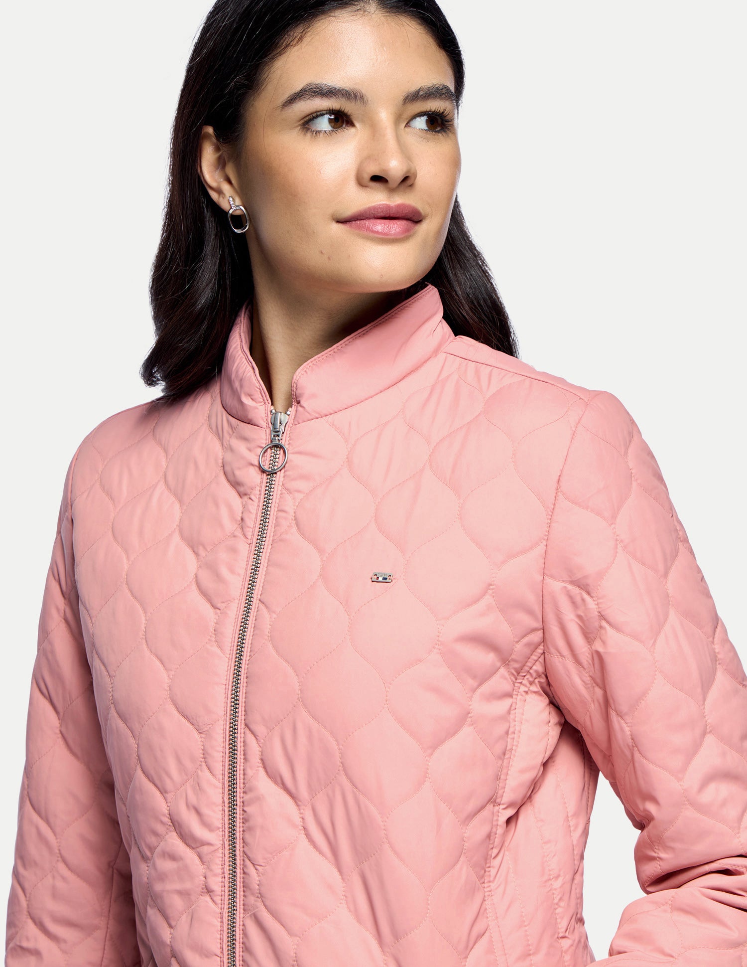Quilted Regular Fit Puffer Jacket Pink - U.S. Polo Assn. India | Large