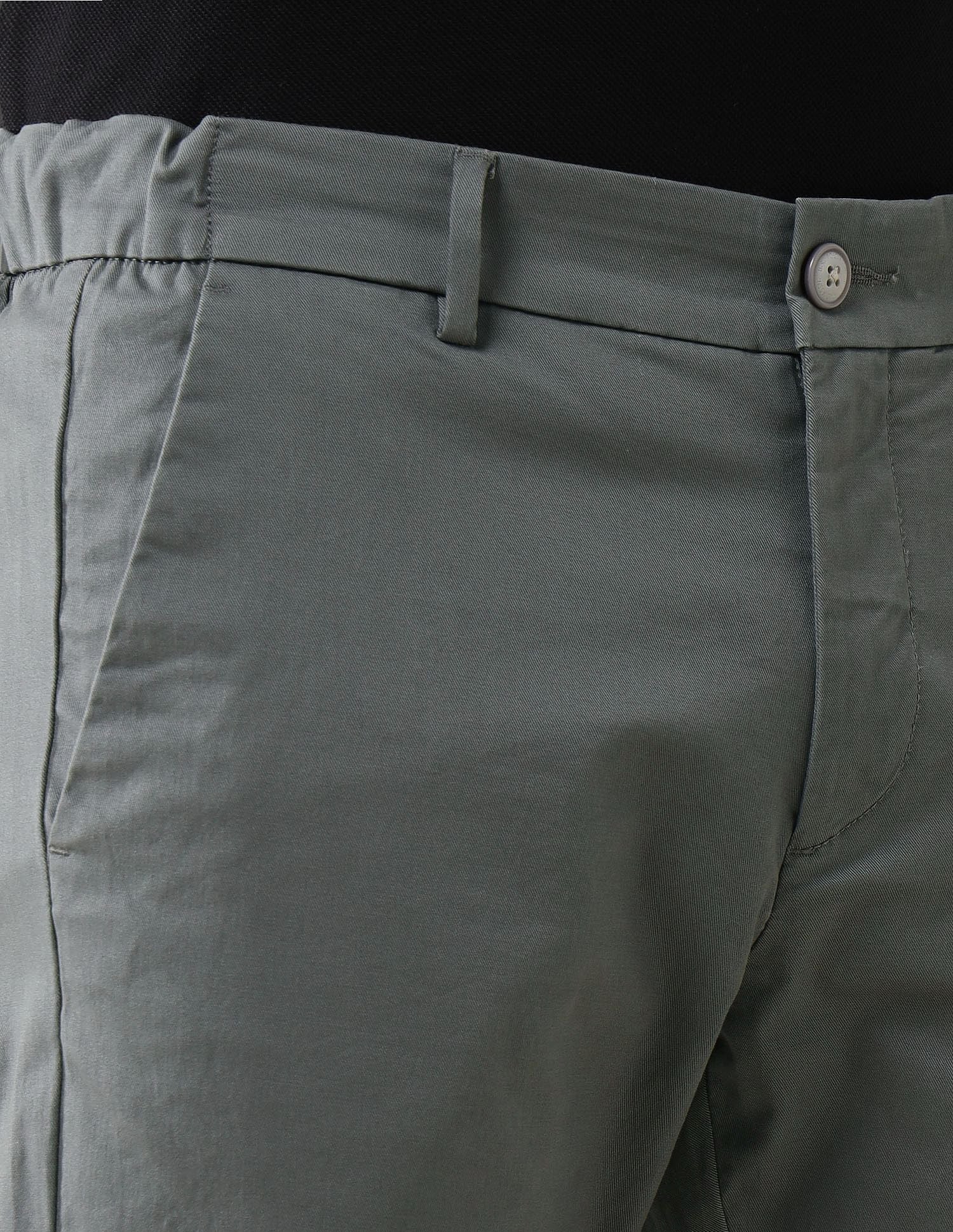 Elasticized Waist Super Slim Fit Trousers Light Grey - U.S. POLO ASSN. | Large