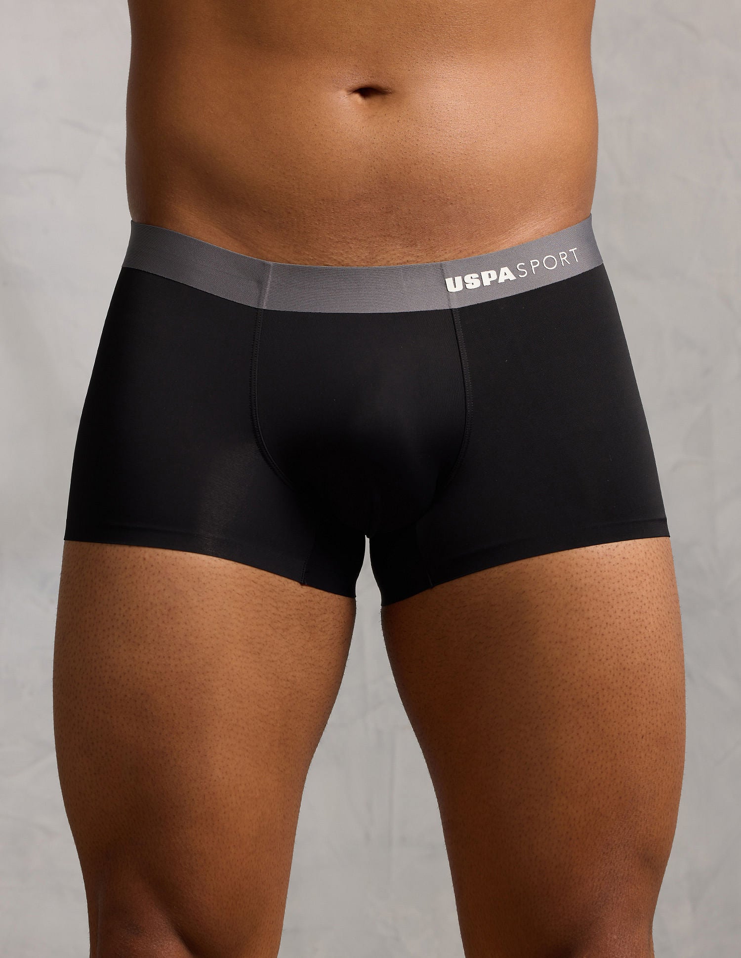 Micro Fibre Seamless Ultra-Light Trunk Black - U.S. POLO ASSN. | Large
