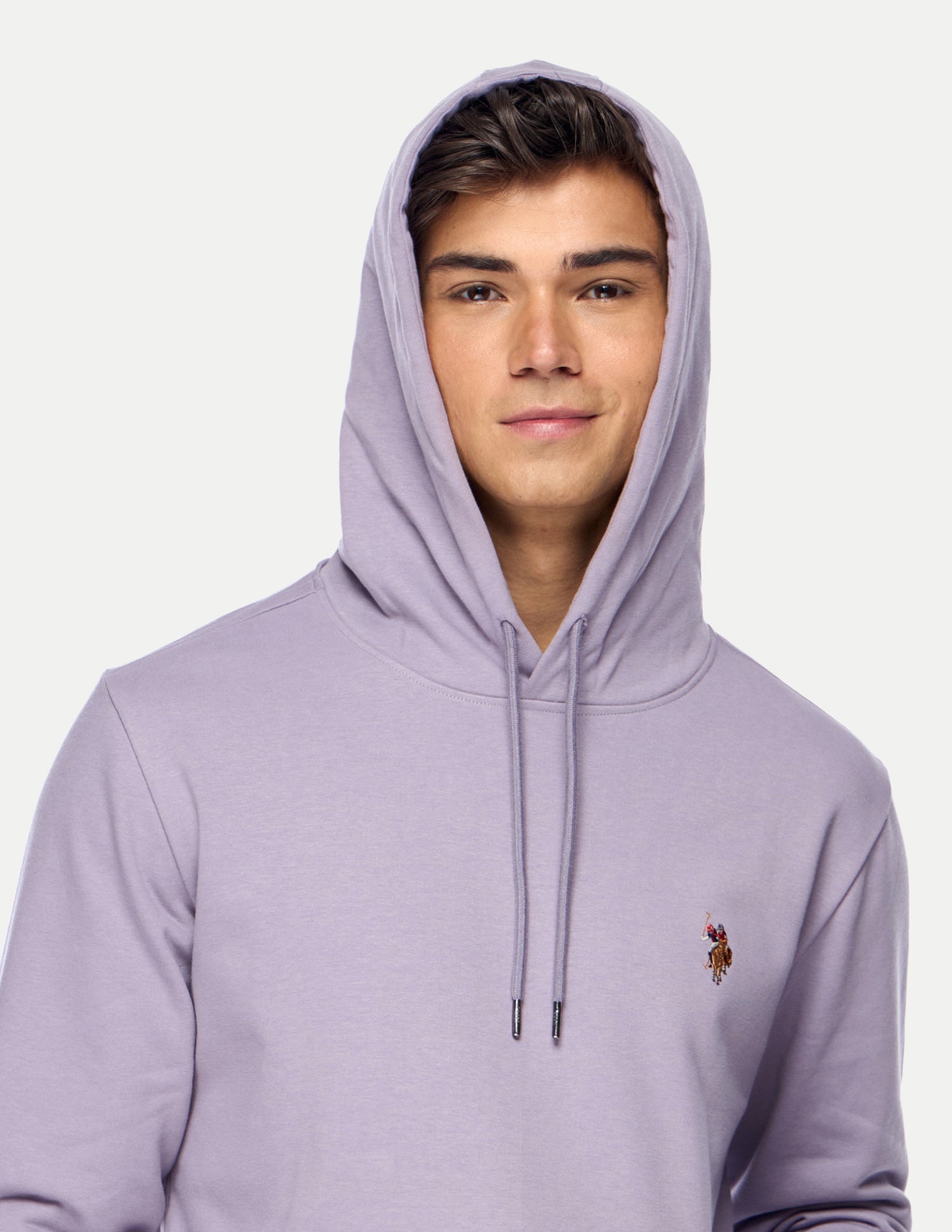 Solid Regular Fit Sweatshirt Lilac - U.S. Polo Assn. India | Large