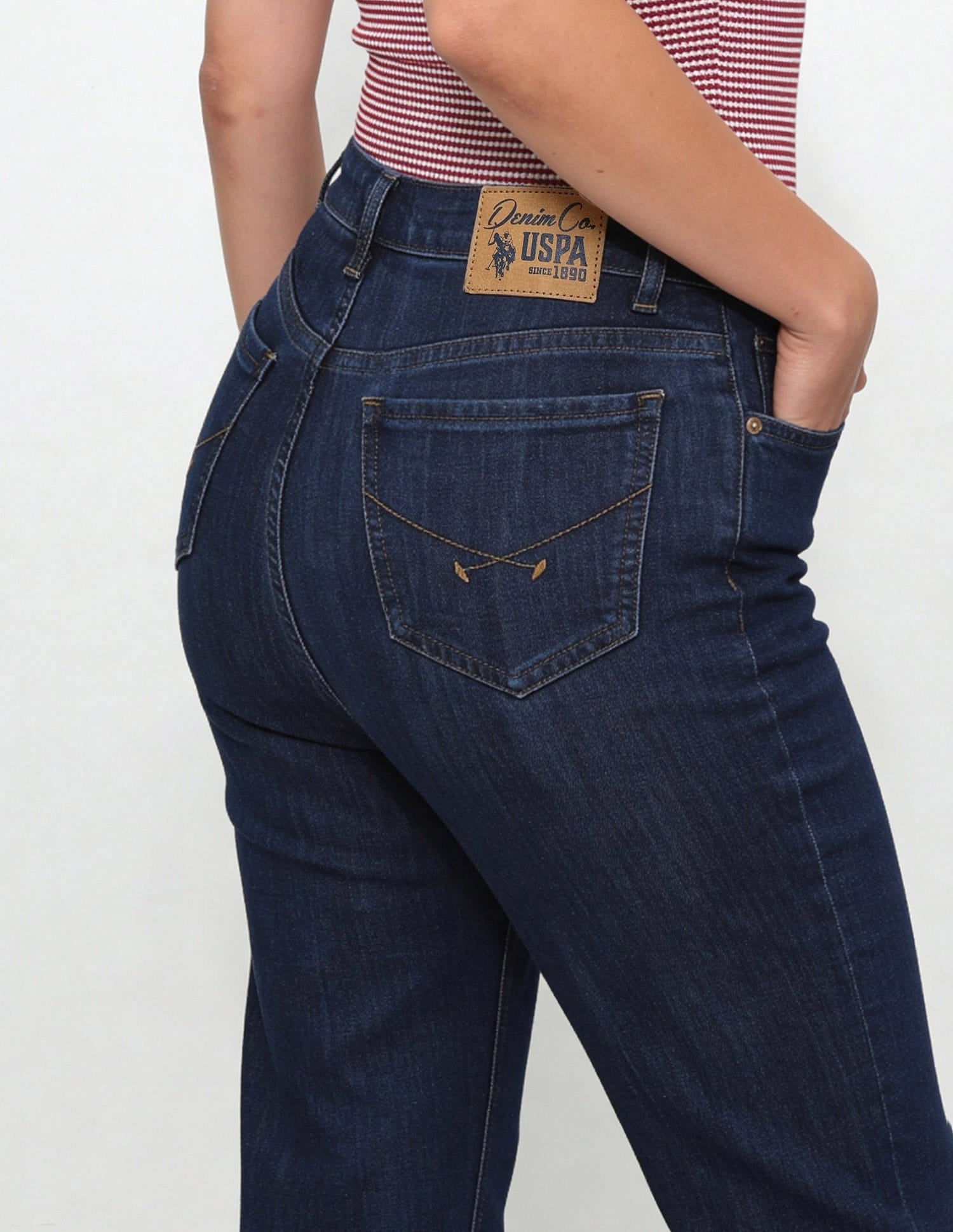 Ultra-High Rise Bootcut Jeans Blue - U.S. Polo Assn. India | Large