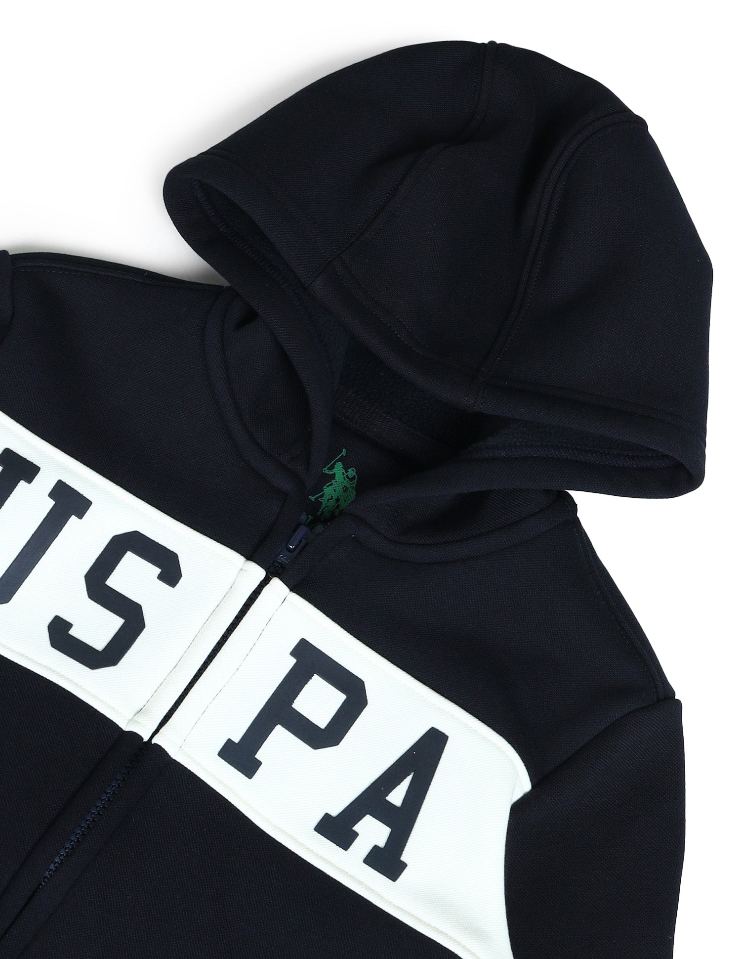Boys Brand Printed Hooded Sweatshirt Navy - U.S. POLO ASSN. | Large