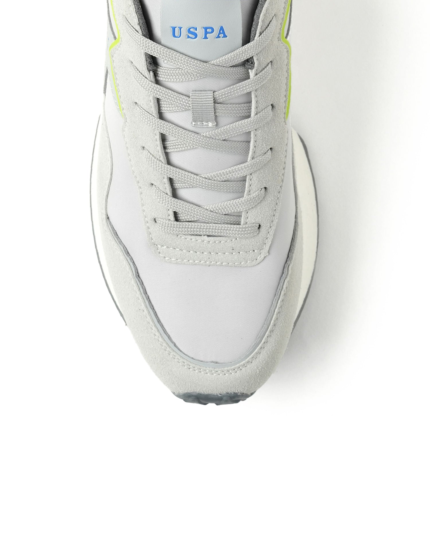 Men Wren Grey Retro Joggers Sneakers Grey - U.S. Polo Assn. India | Large