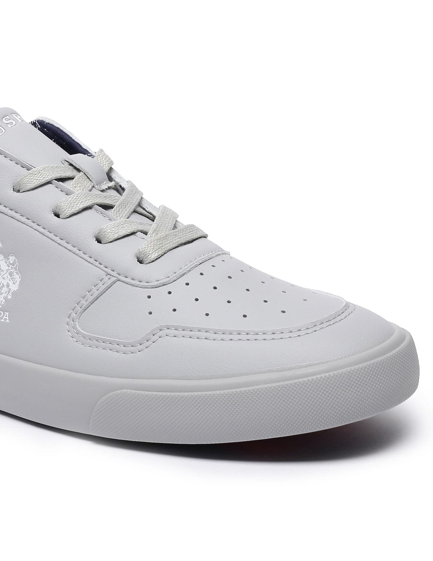 Panelled Colour Block Clanal Sneakers Grey - U.S. POLO ASSN. | Large