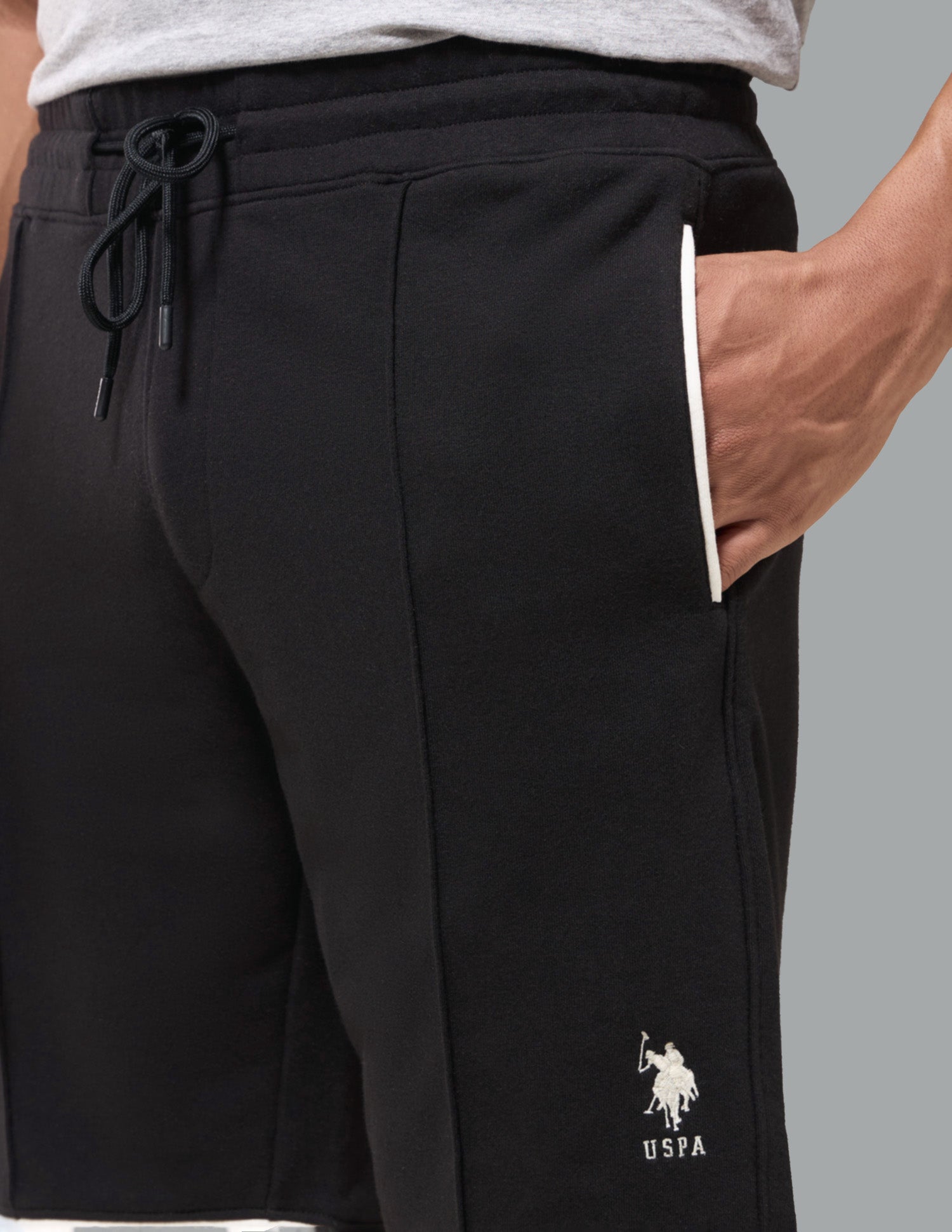 Temperature Regulating OES12 Lounge Shorts Black - U.S. Polo Assn. India | Large