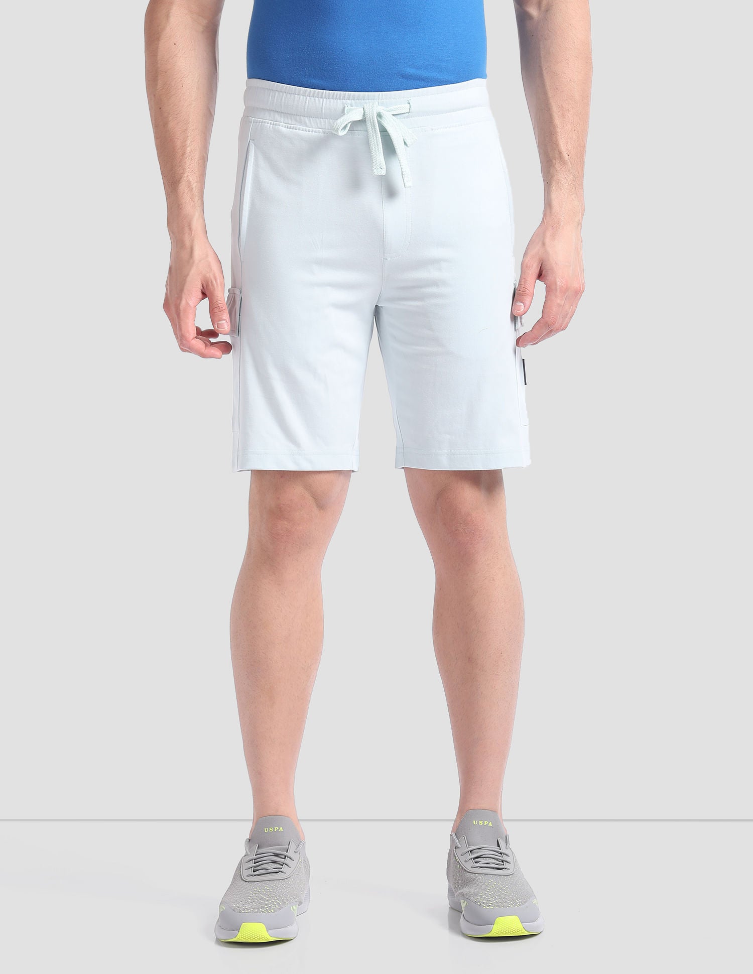 Cargo Pocket OES02 Lounge Shorts - Pack Of 1 Ice Flow - U.S. POLO ASSN. | Large