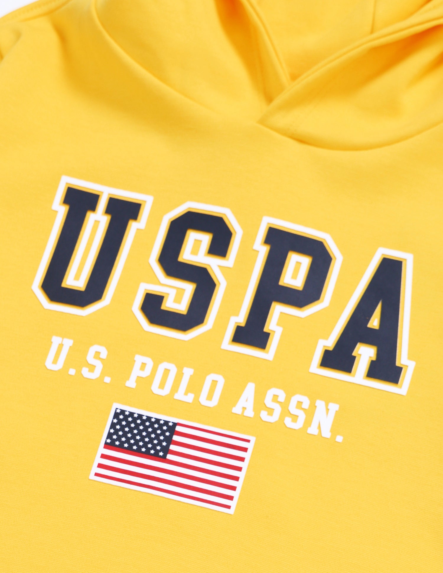 Boys Brand Printed Regular Fit Sweatshirt Yellow - U.S. POLO ASSN. | Large