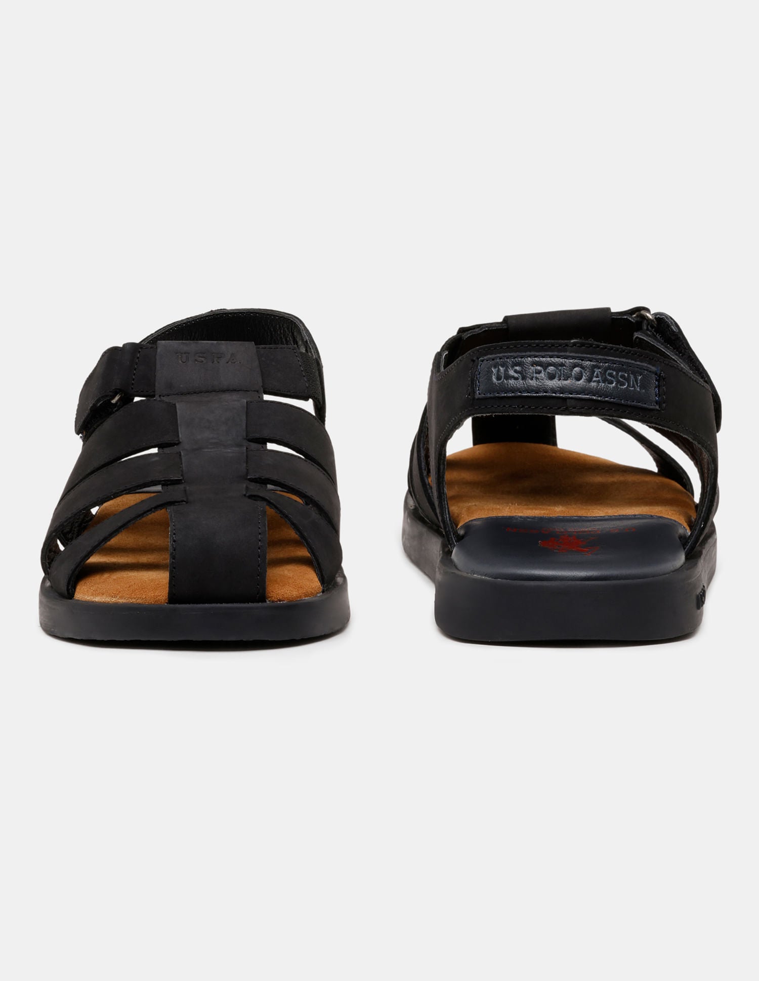 Men Sean Closed Toe Sandals Black - U.S. POLO ASSN. | Large