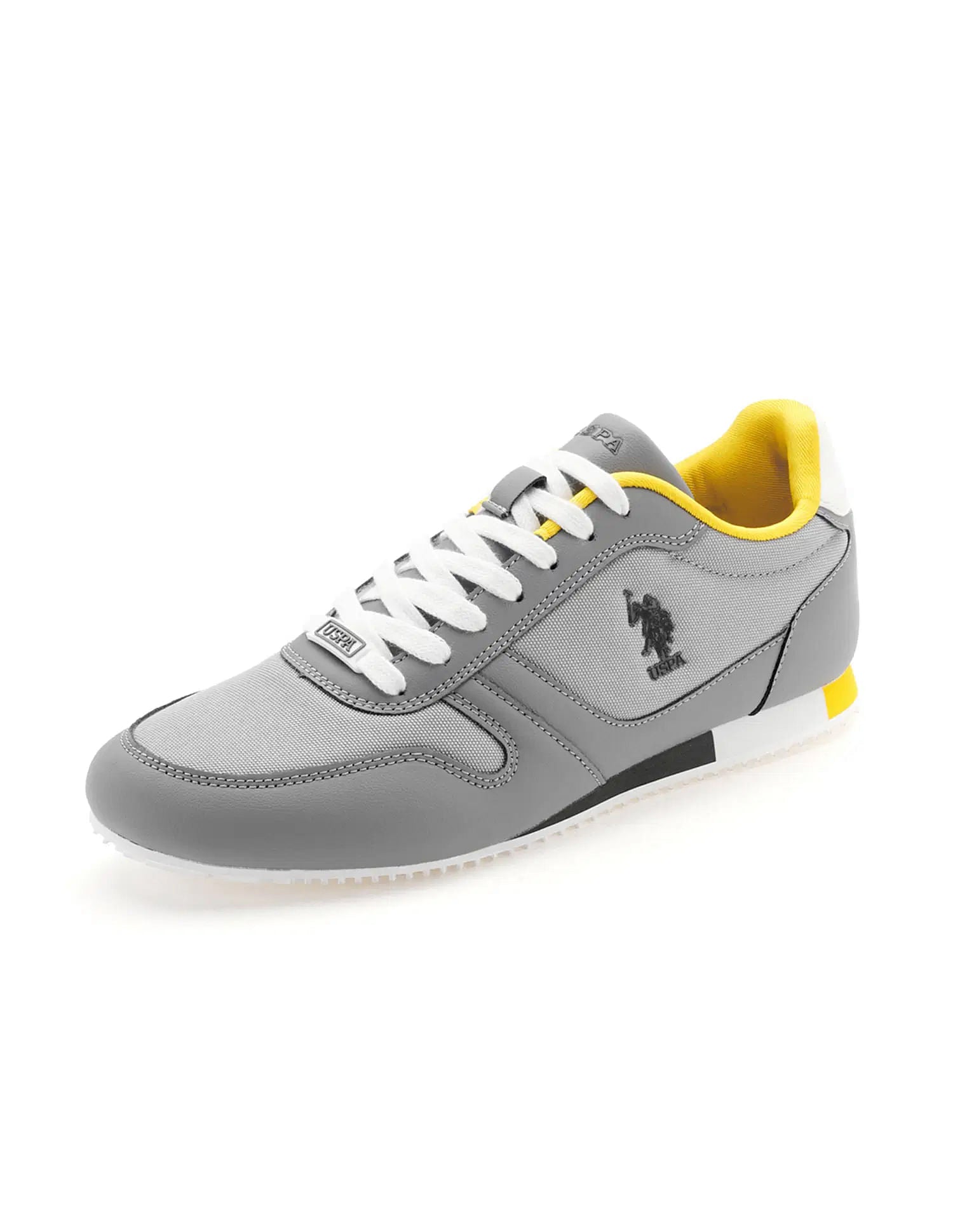 Men Clemt 3.0 Colourblocked Sneakers Grey - U.S. POLO ASSN. | Large