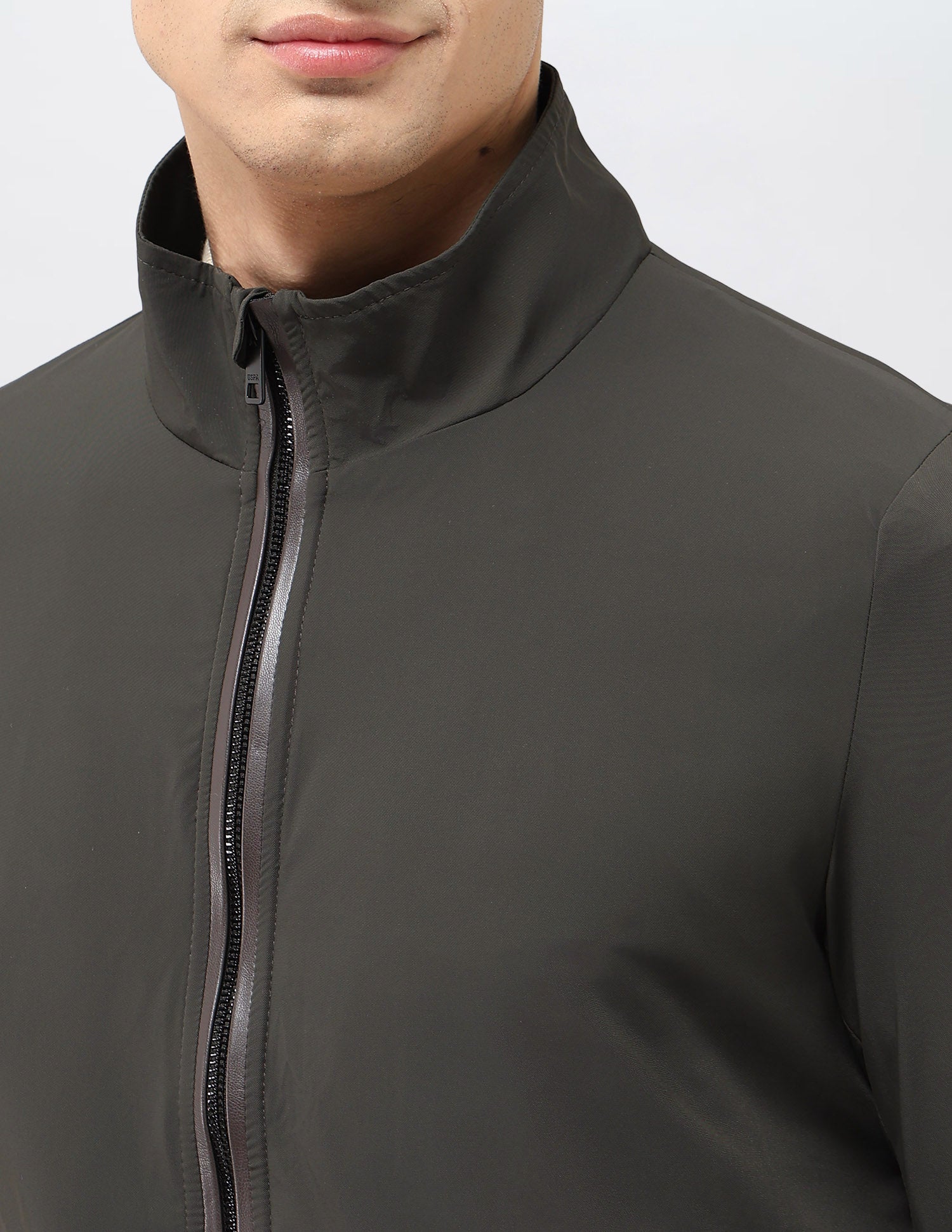 Solid Regular Fit Jacket Grey - U.S. POLO ASSN. | Large