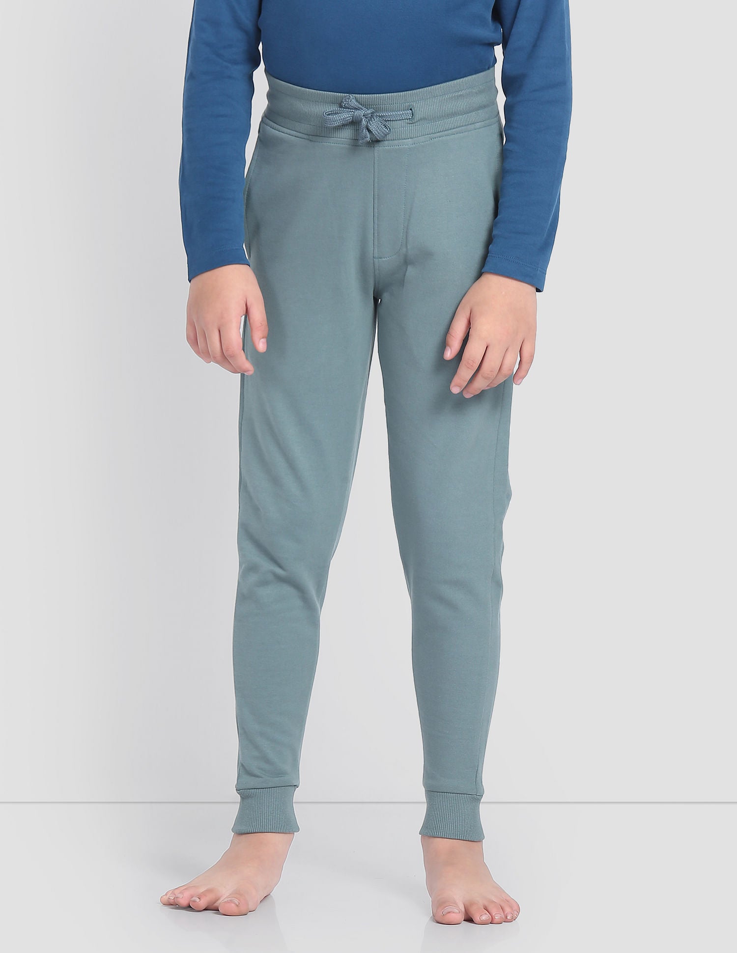 Mid Rise Drawstring Waist OKJ01 Joggers - Pack Of 1 Green - U.S. POLO ASSN. | Large