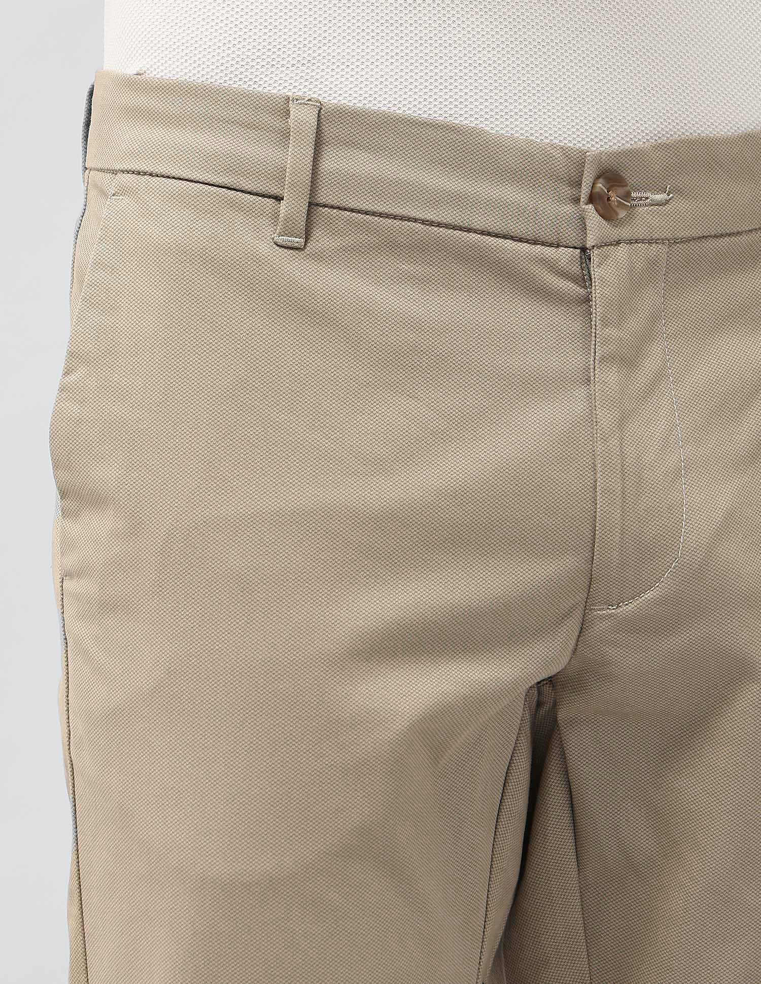 Austin Slim Fit Satin Trousers Khaki - U.S. POLO ASSN. | Large
