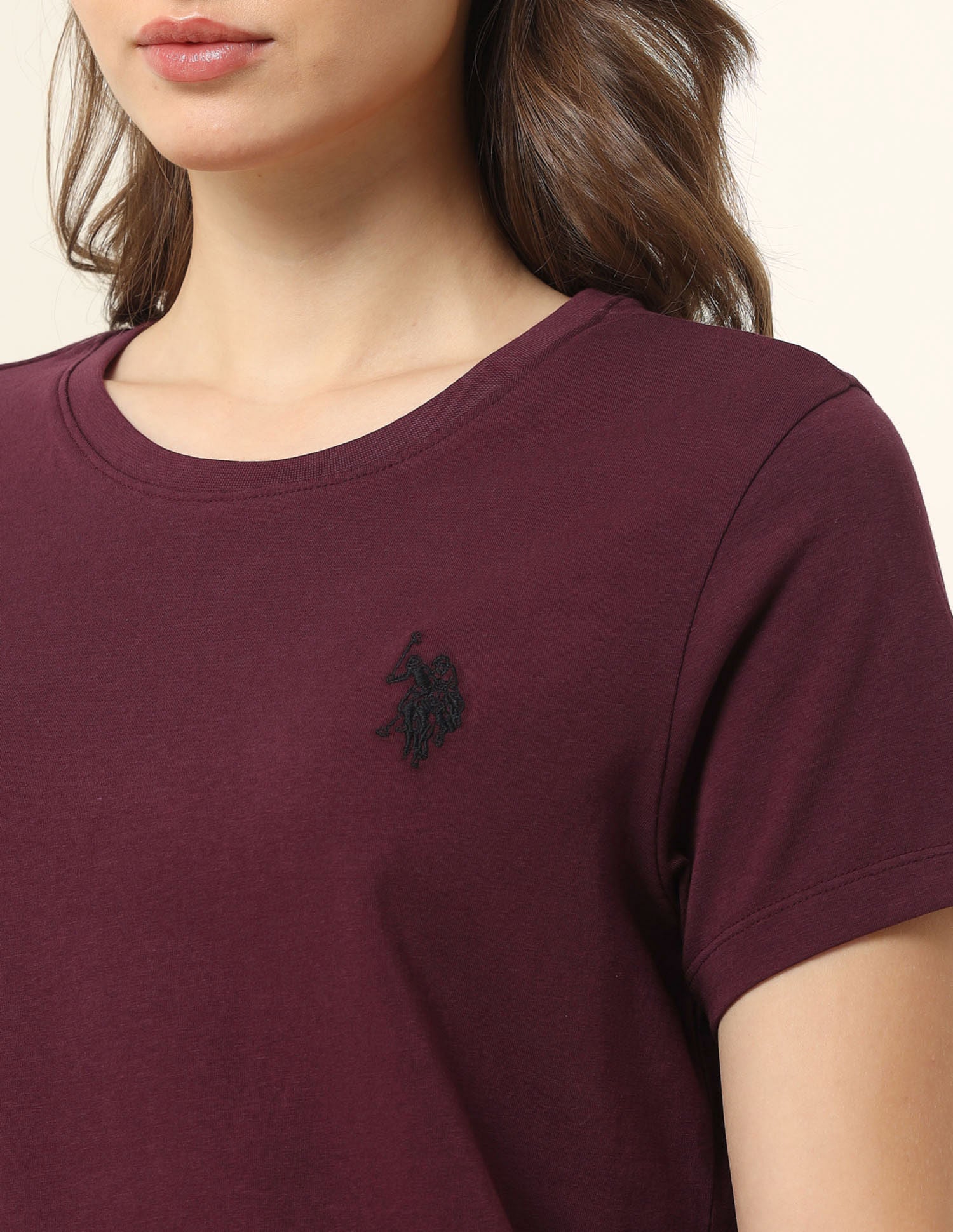 Regular Fit Lounge T-Shirt Maroon - U.S. POLO ASSN. | Large