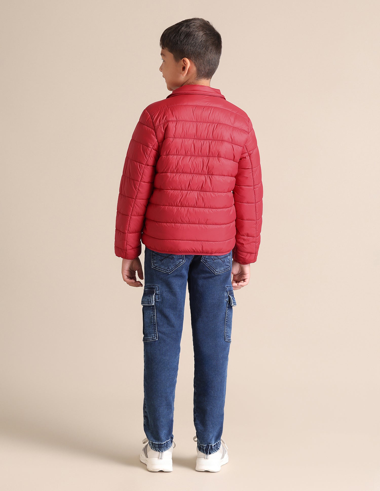 Boys Solid Hooded Jacket Red - U.S. POLO ASSN. | Large