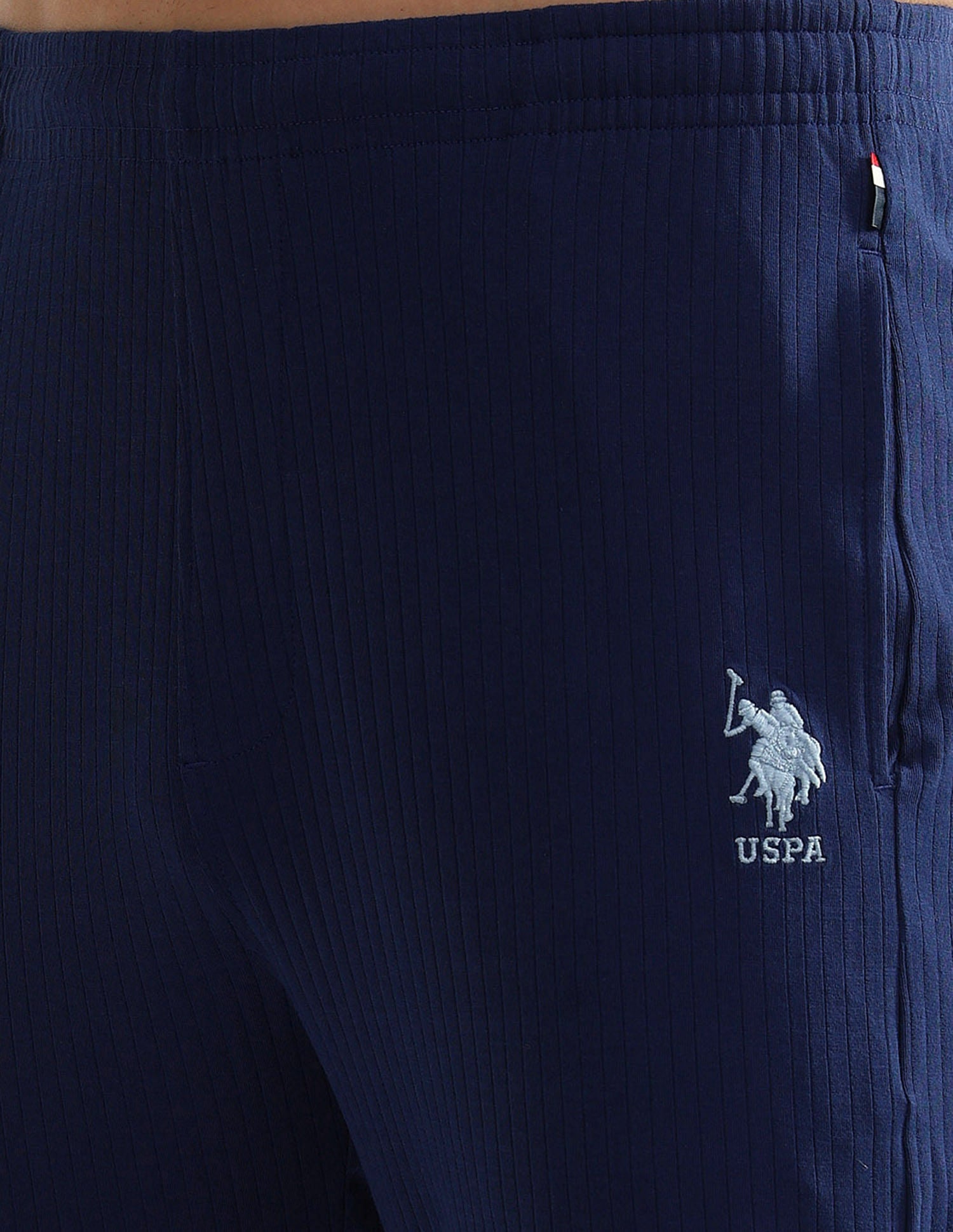 All Over Stripe OELP4 Lounge Track Pants - Pack Of 1 Navy - U.S. POLO ASSN. | Large