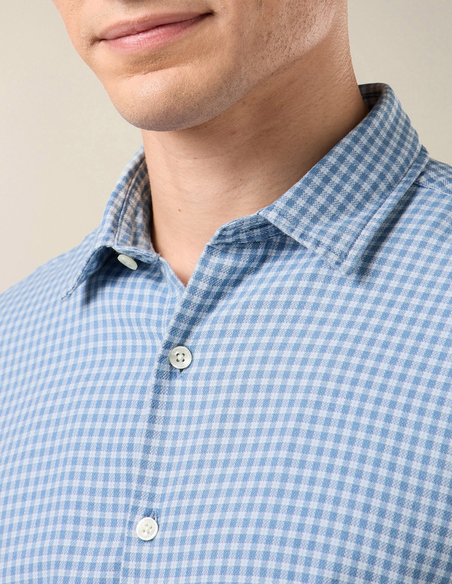 Gingham Checked Regular Fit Shirt Dark Indigo - U.S. Polo Assn. India | Large