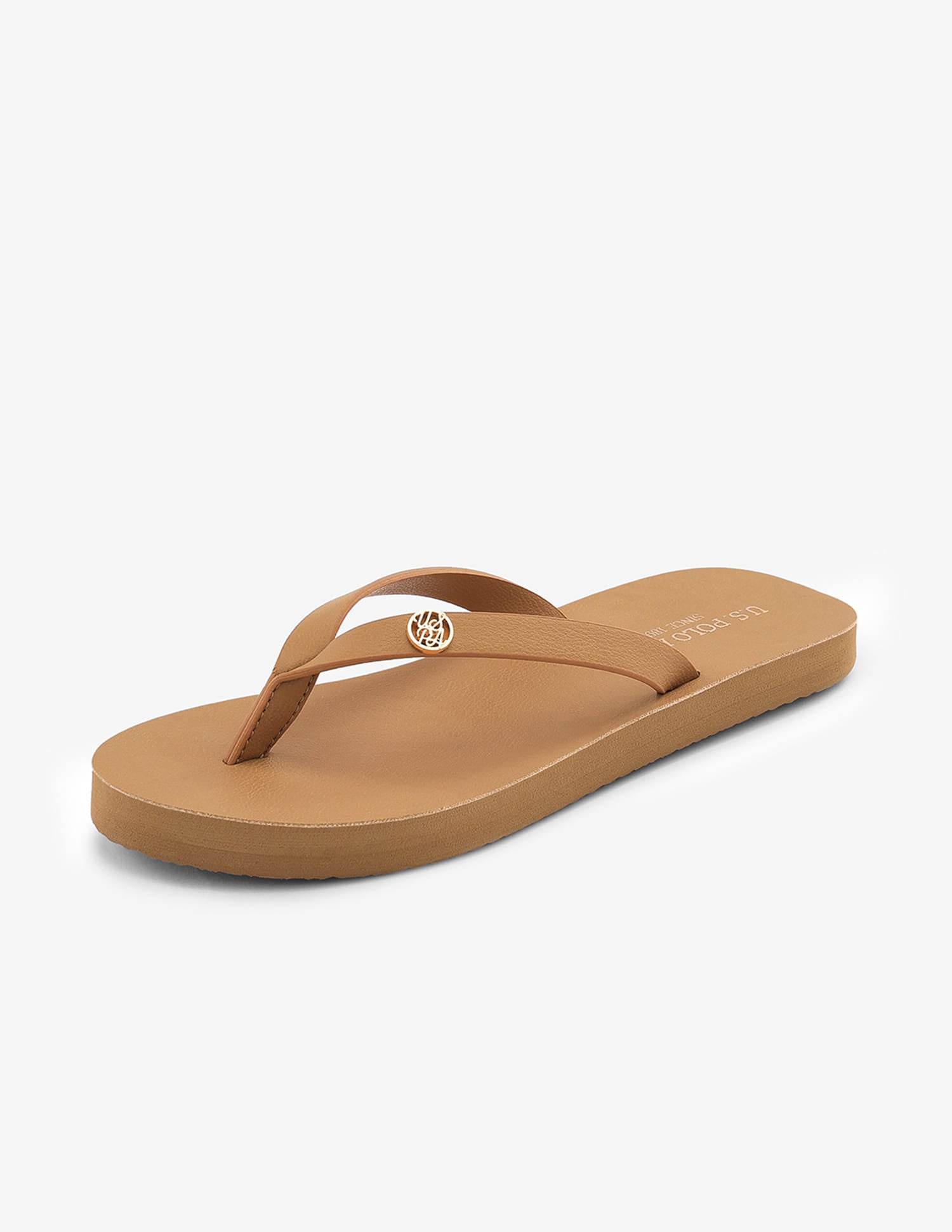 Narrow V-Strap Rei Flip Flops Nude - U.S. Polo Assn. India | Large