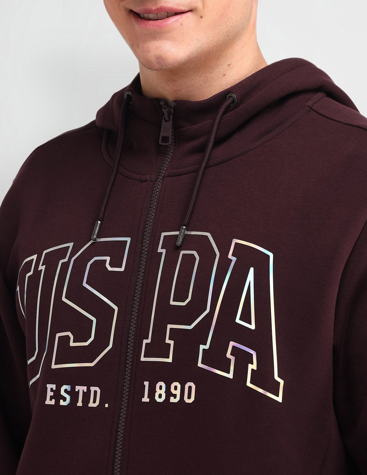 Brand Printed Regular Fit Sweatshirt Dark Green - U.S. Polo Assn. India | Large