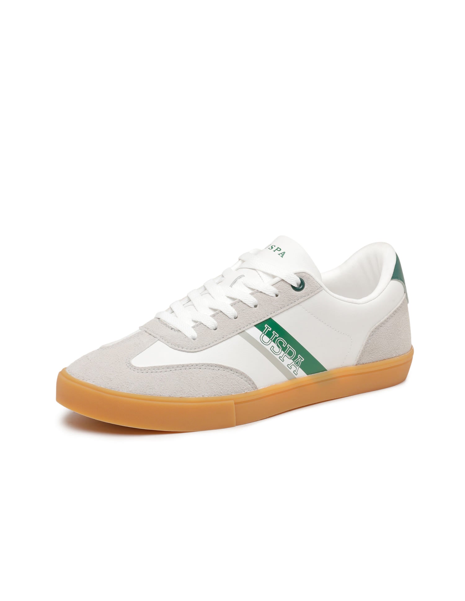 Men Hamet 2.0 Striped Sneakers Off White - U.S. Polo Assn. India | Large