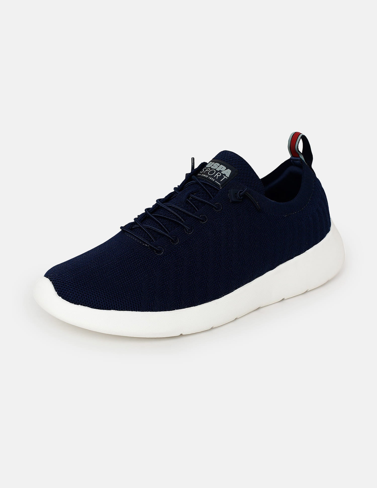 Men Solid Rocco Sports Sneakers Navy - U.S. Polo Assn. India | Large