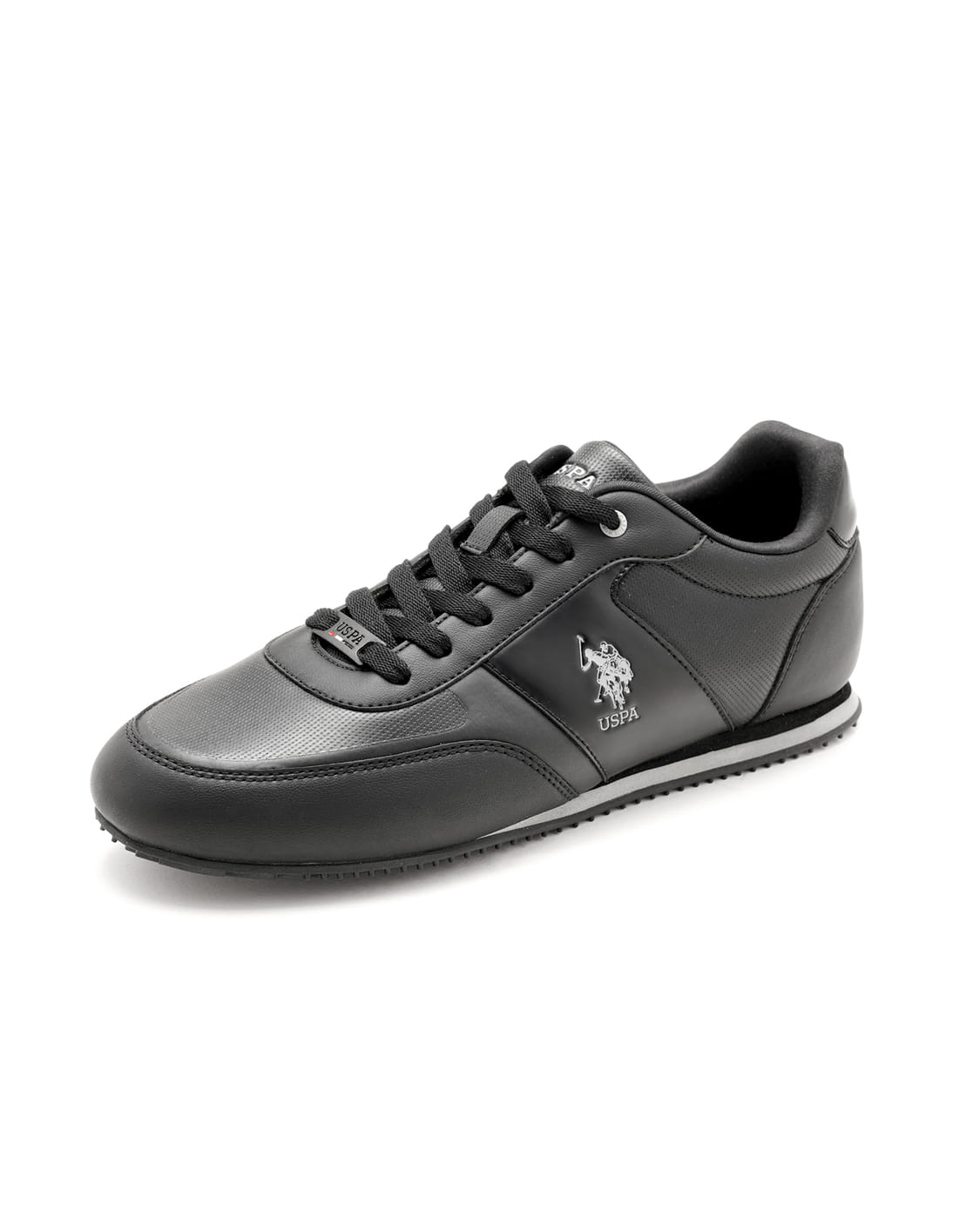 Men Marvin 2.0 Black Work Casuals Lace Up Shoes Black - U.S. Polo Assn. India | Large